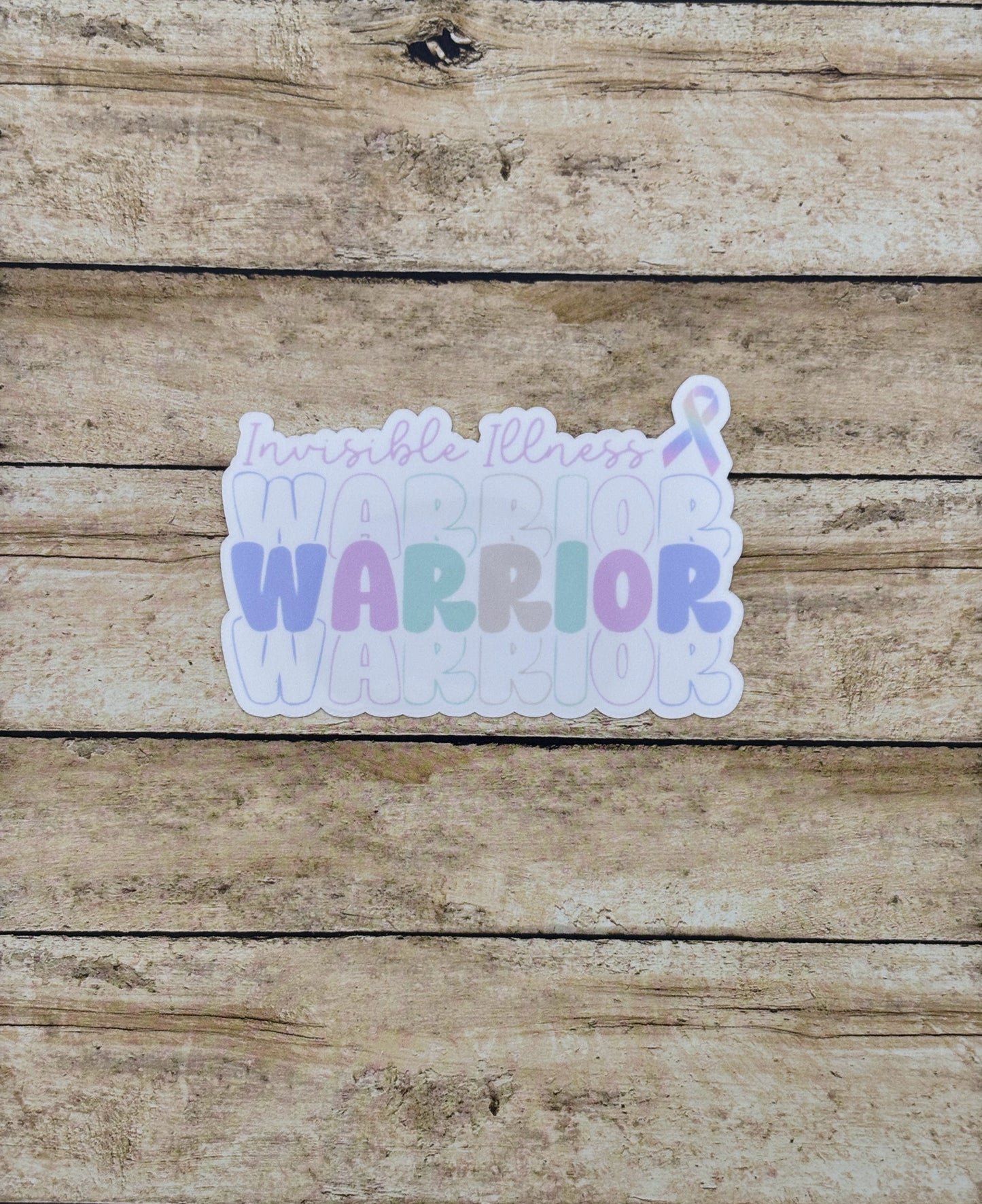 Invisible Illness Warrior Sticker
