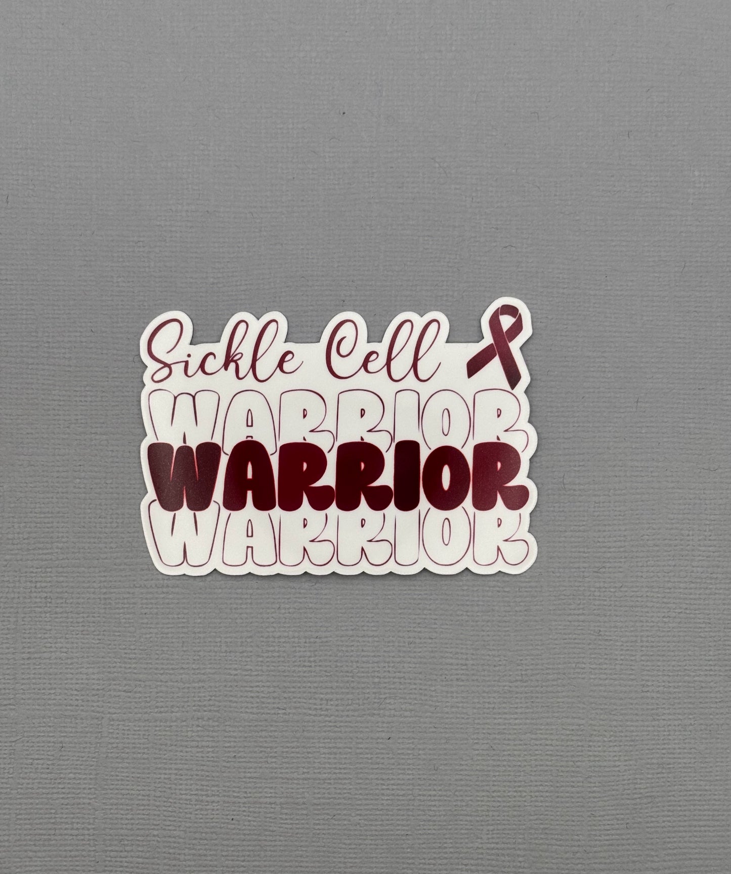 Sickle Cell Warrior Sticker