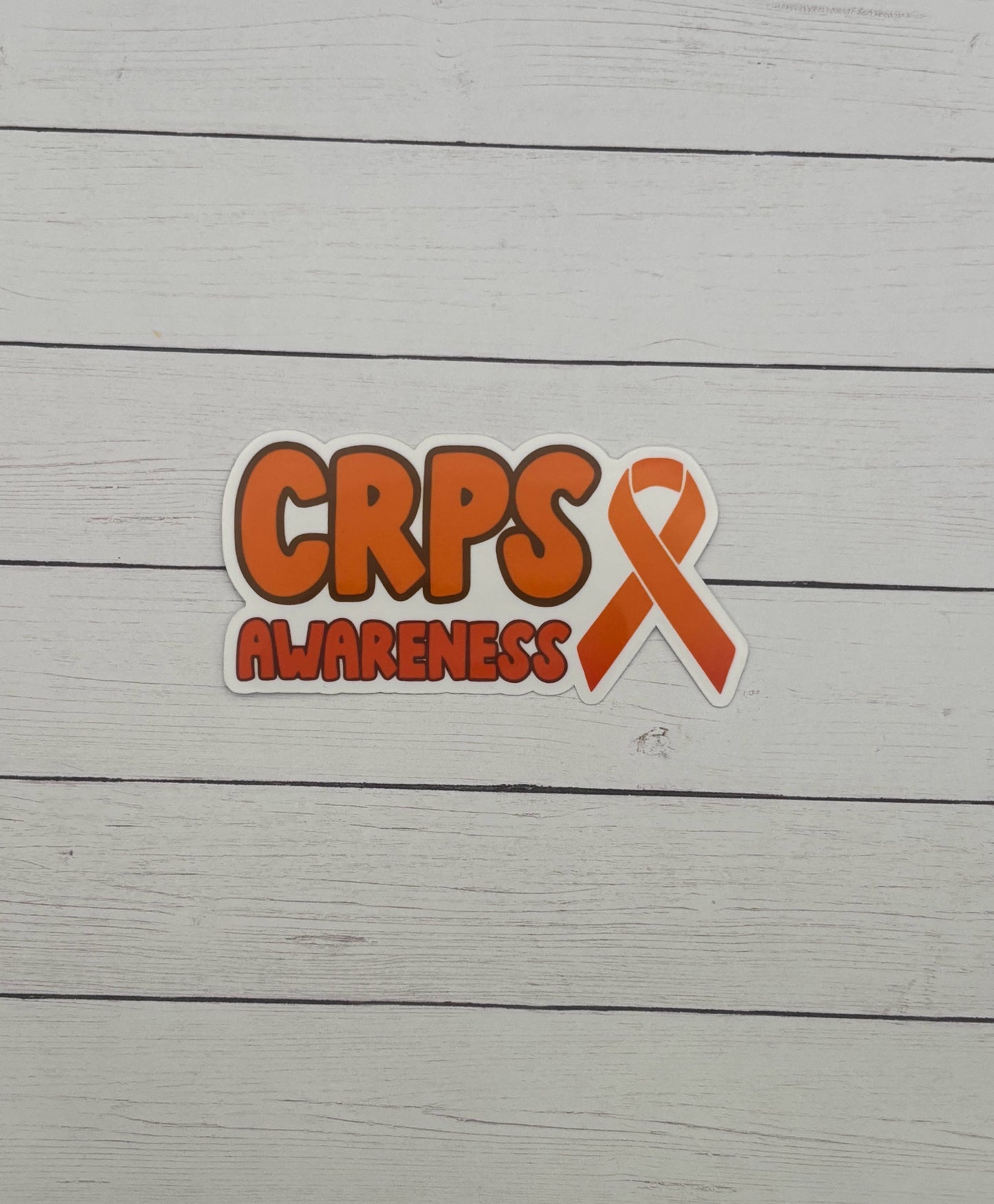 CRPS Awareness with Ribbon Sticker