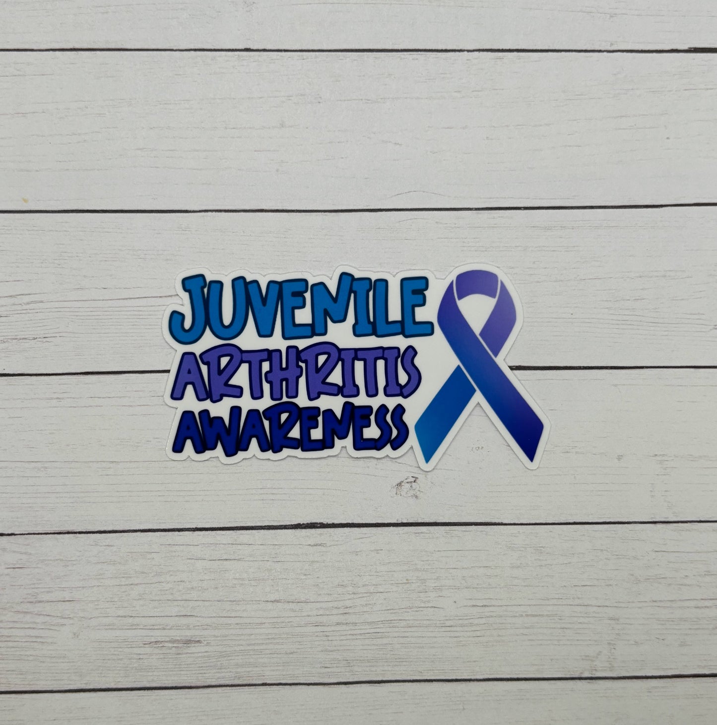 Juvenile Arthritis Awareness with Ribbon Sticker