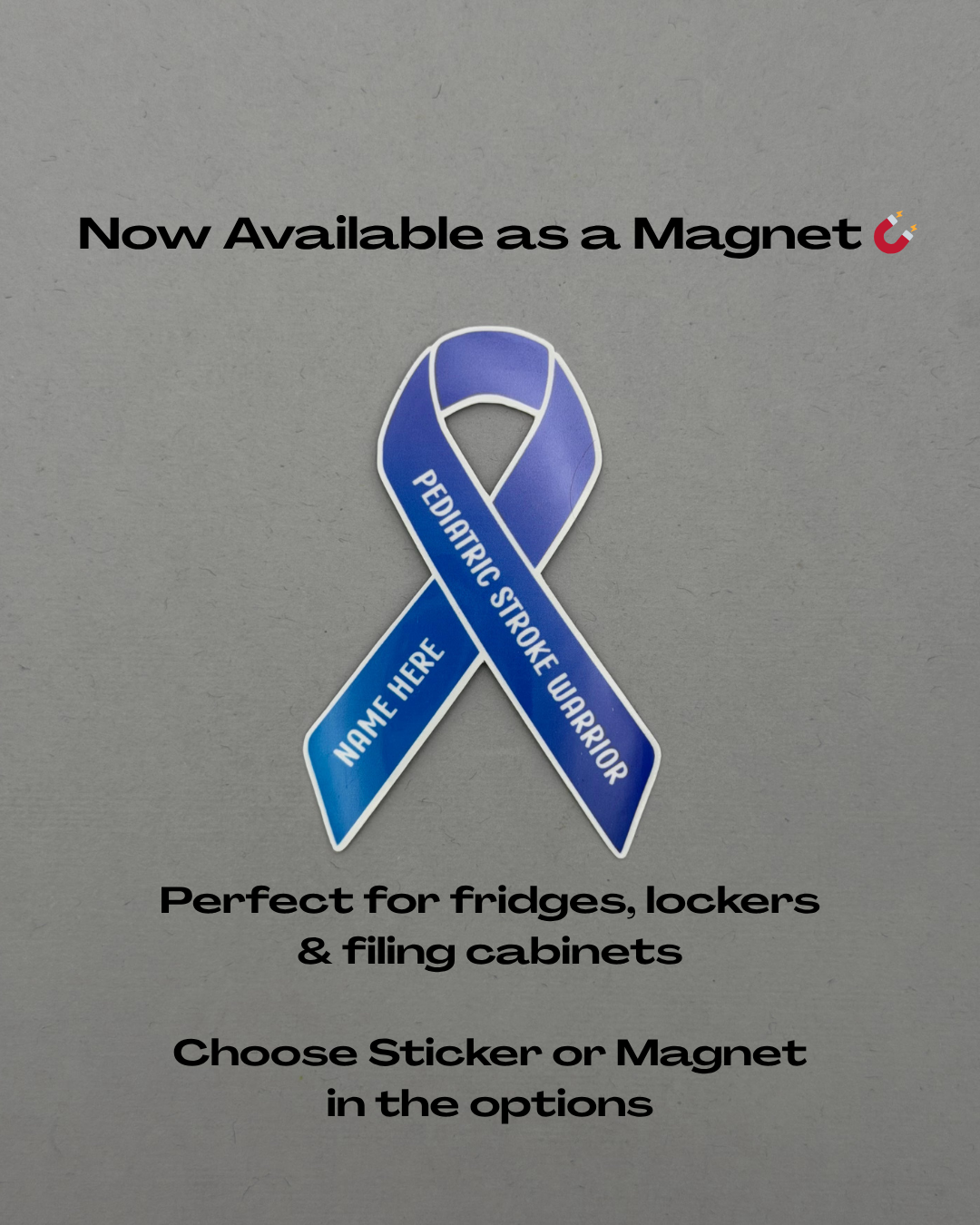 Pediatric Stroke Custom Warrior Sticker or Magnet