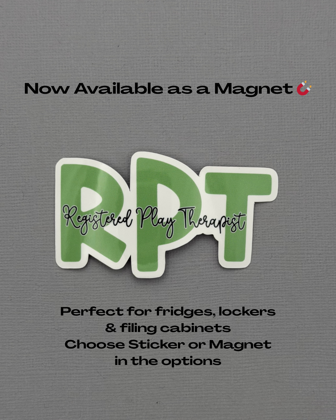 Registered Play Therapist RPT Sticker or Magnet