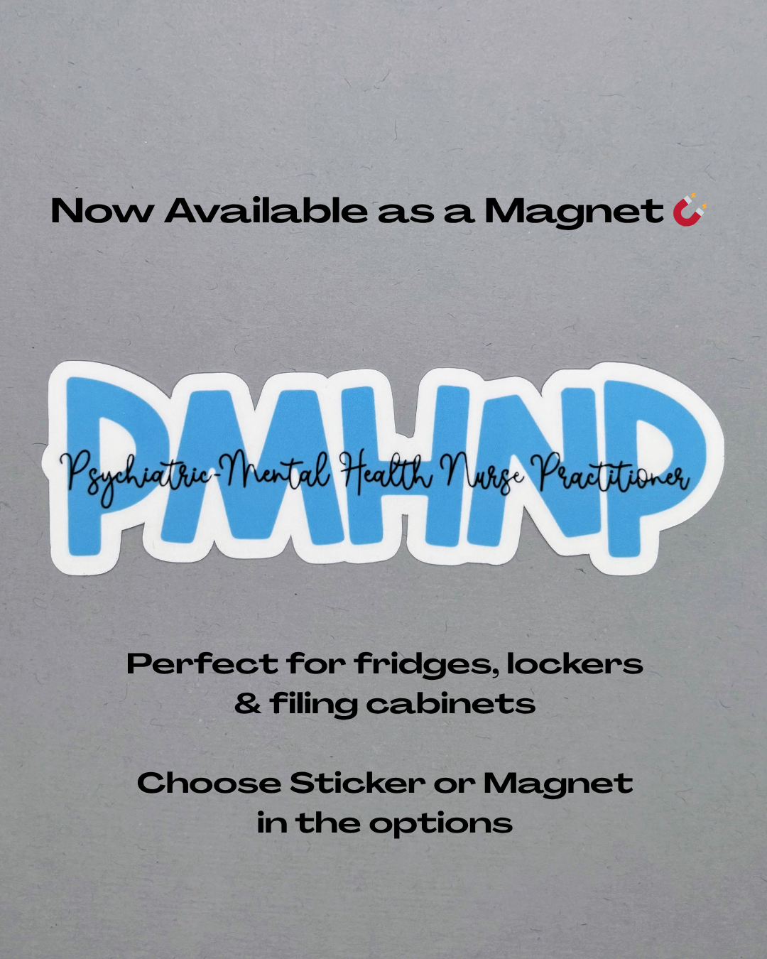 Psychiatric-Mental Health Nurse Practitioner Sticker or Magnet