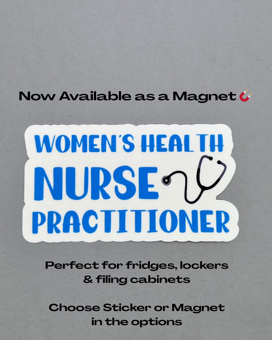 Women's Health Nurse Practitioner Sticker or Magnet