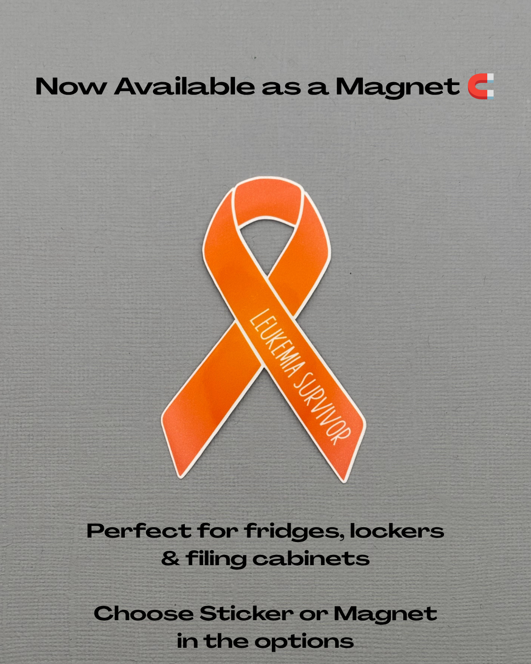 Leukemia Survivor Ribbon Sticker or Magnet