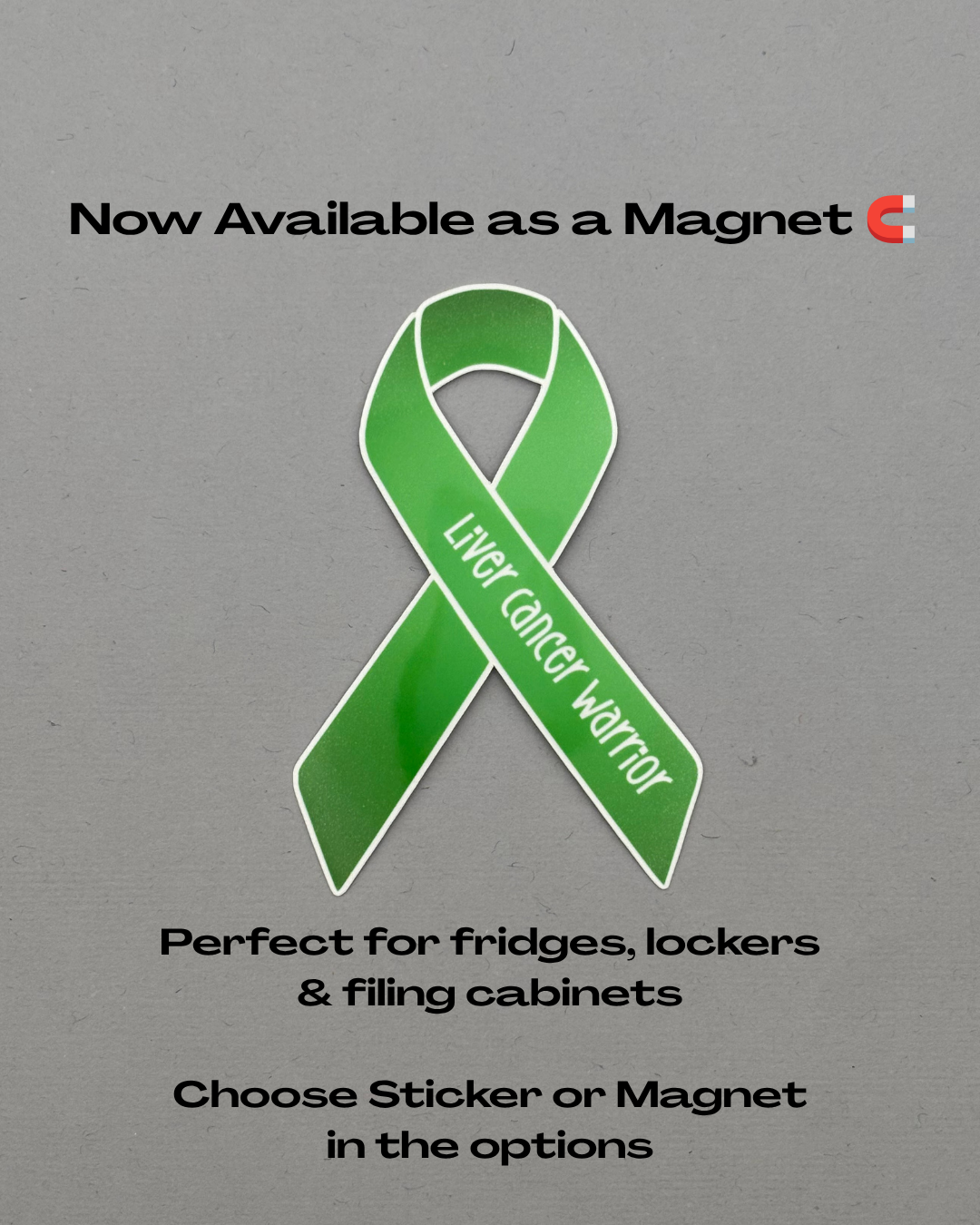 Liver Cancer Warrior Ribbon Sticker or Magnet