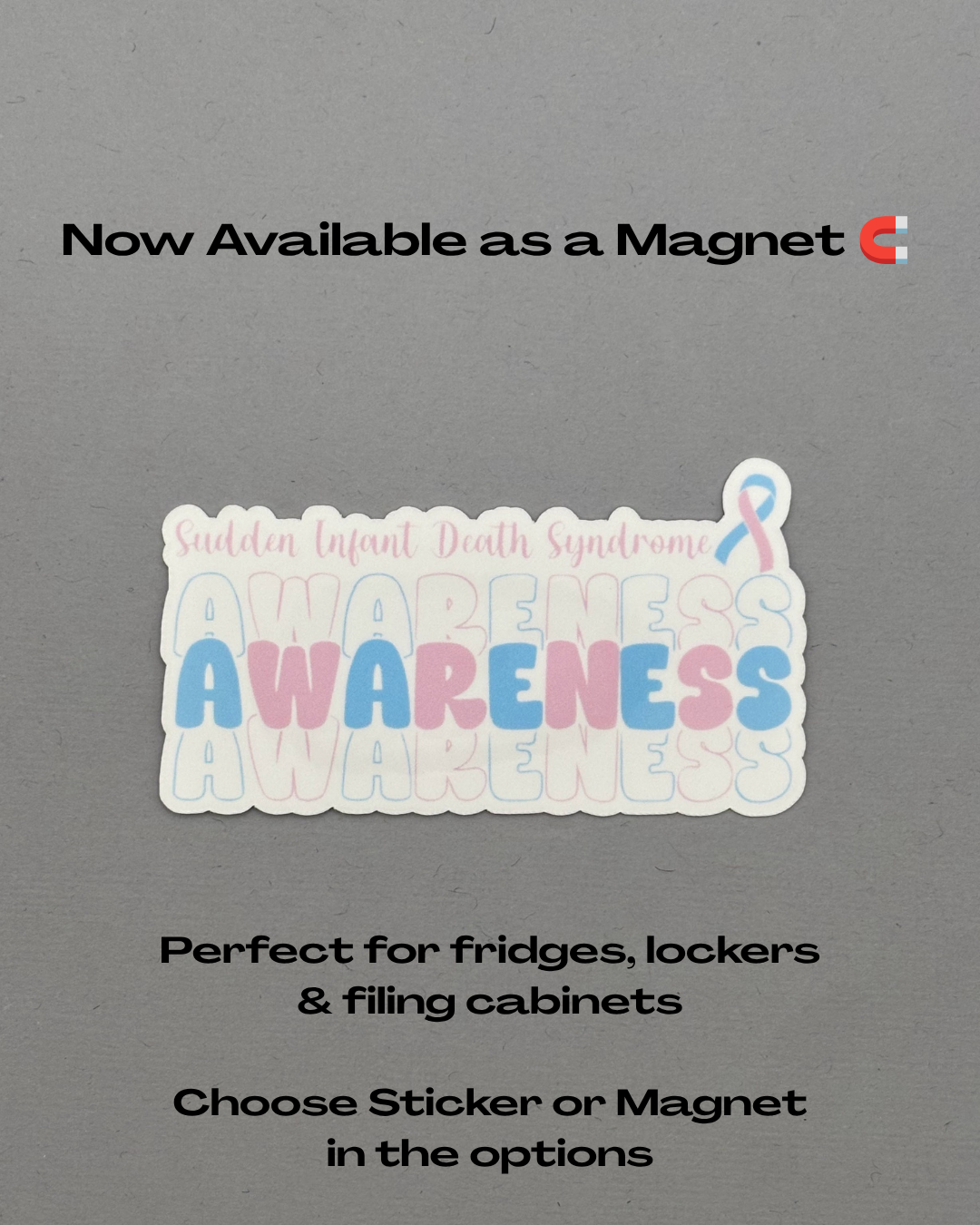 Sudden Infant Death Syndrome Awareness Sticker or Magnet