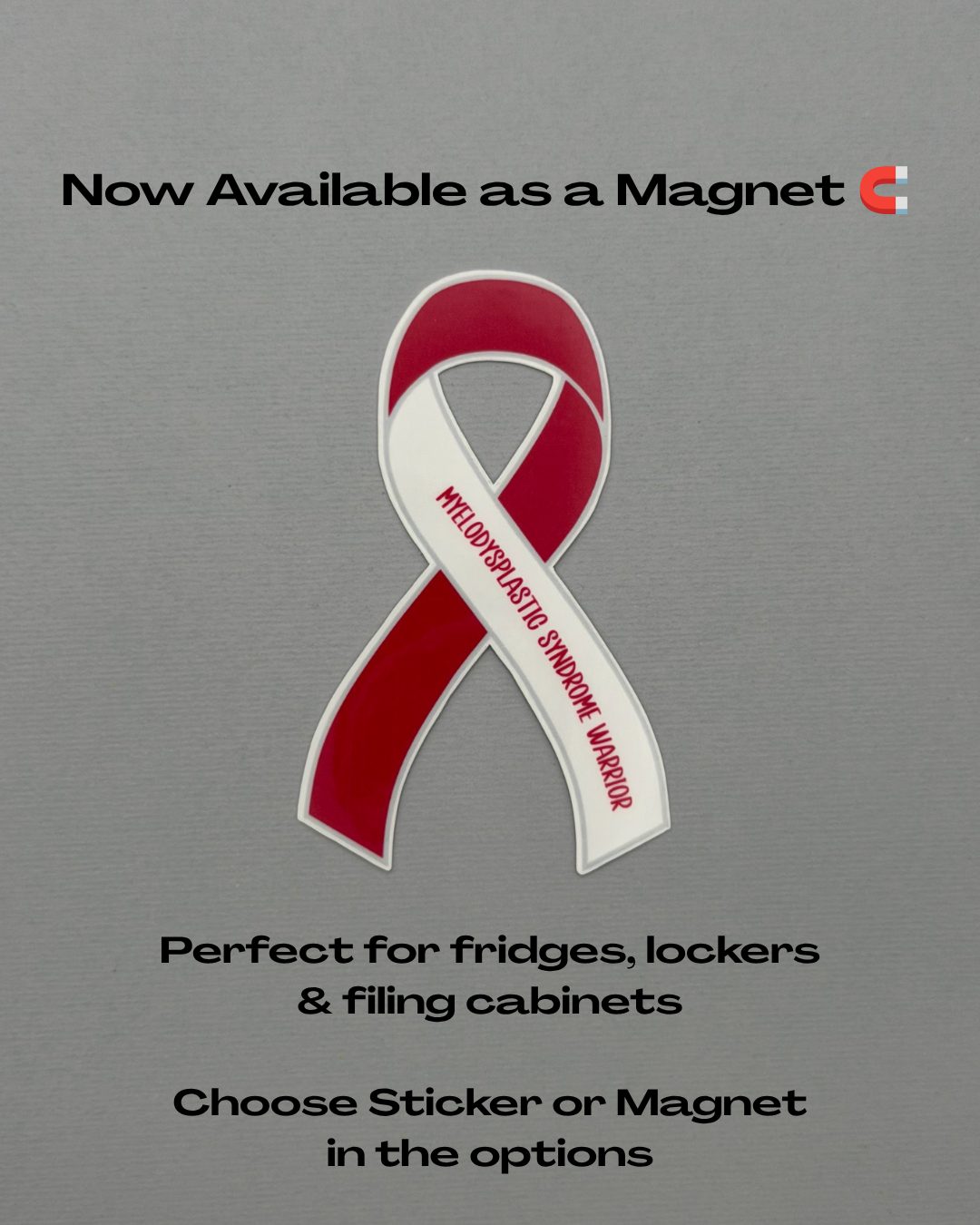 Myelodysplastic Syndrome Warrior Ribbon Sticker or Magnet