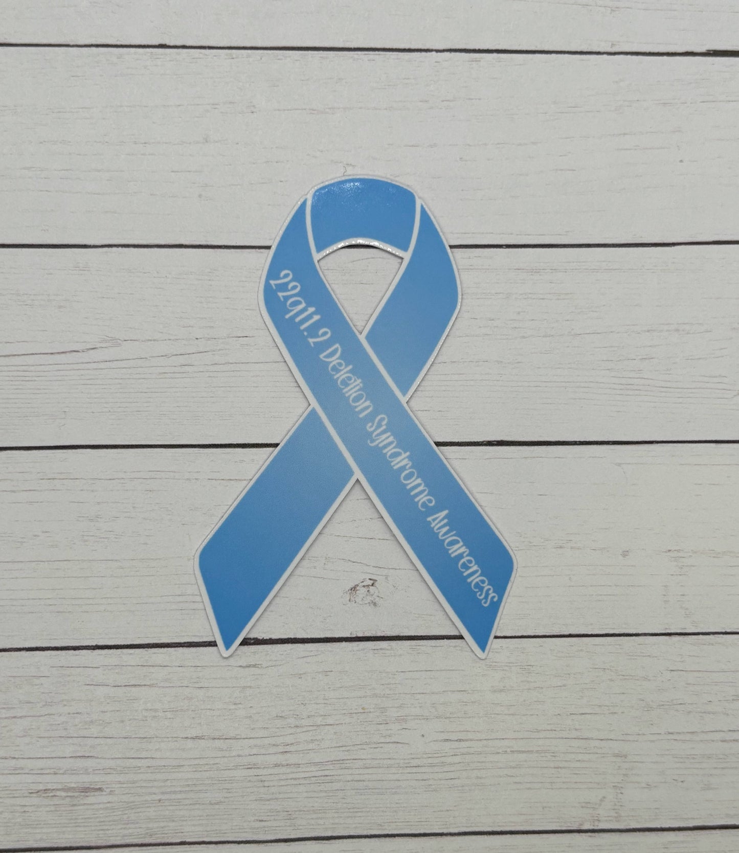 22q11.2 Deletion Syndrome Awareness Ribbon Sticker