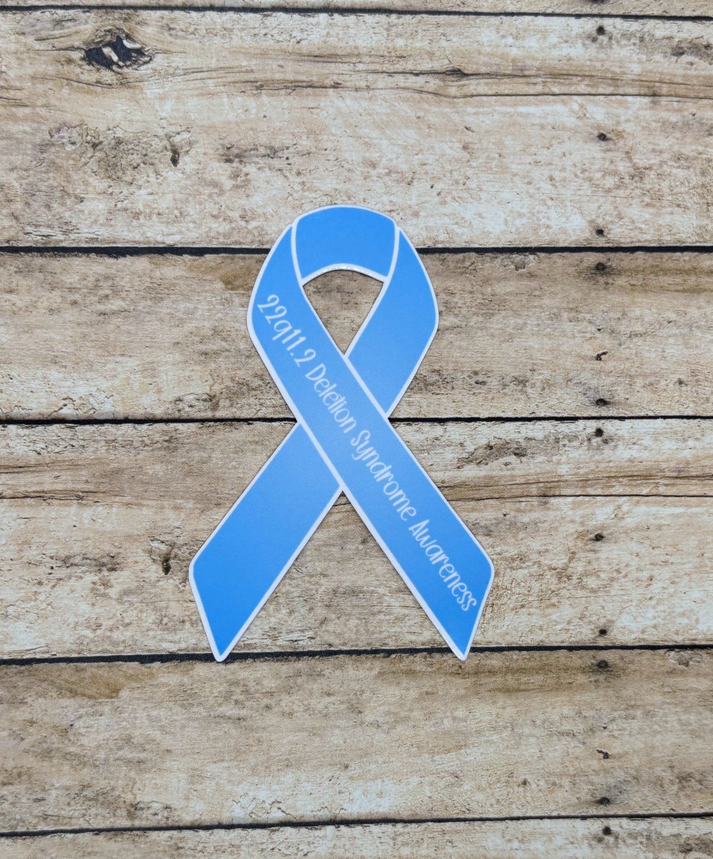 22q11.2 Deletion Syndrome Awareness Ribbon Sticker