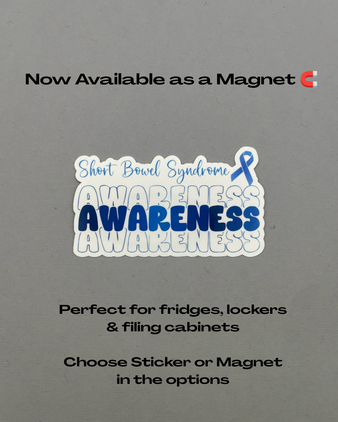 Short Bowel Syndrome Awareness Sticker or Magnet