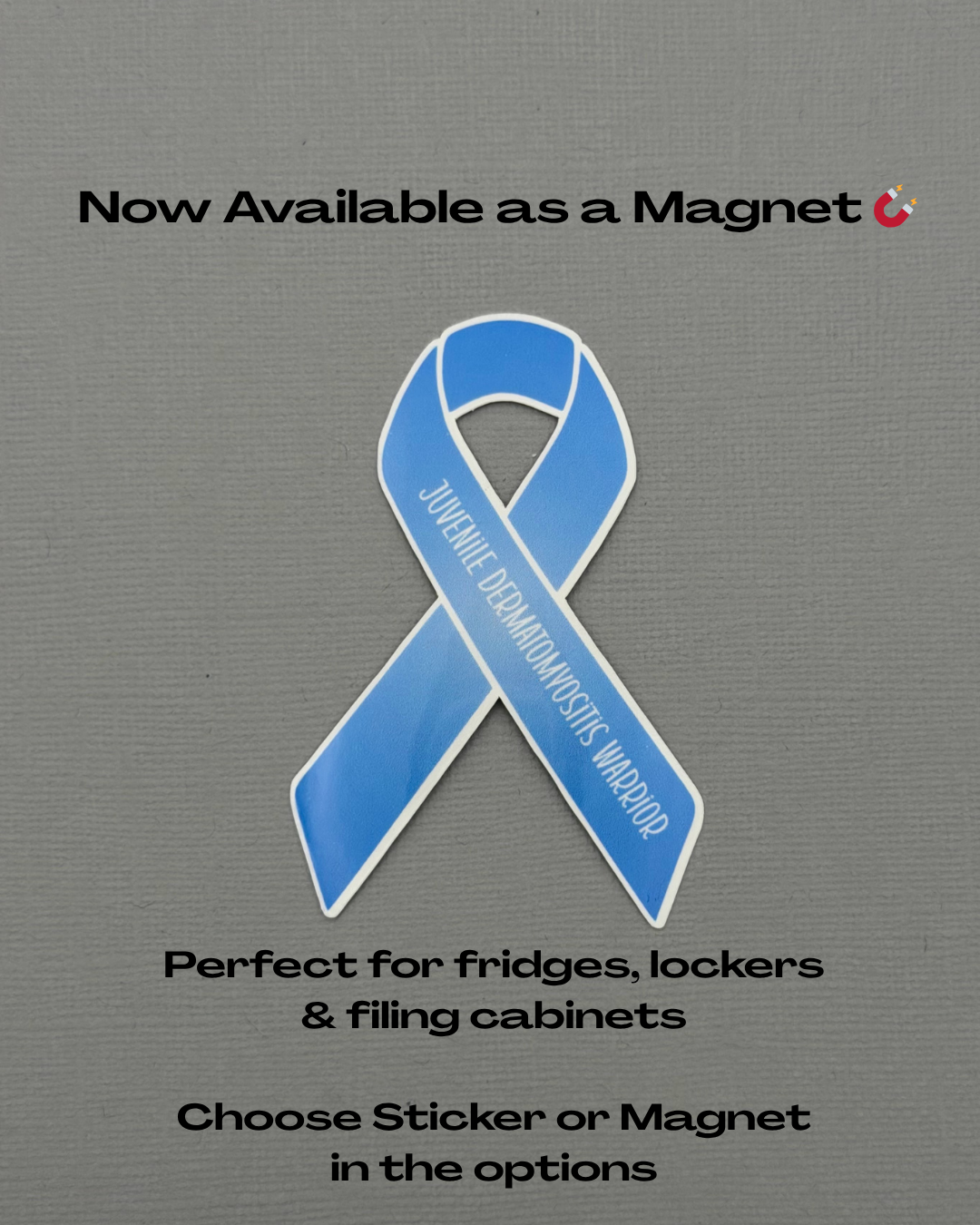 Juvenile Dermatomyositis Warrior Ribbon Sticker or Magnet