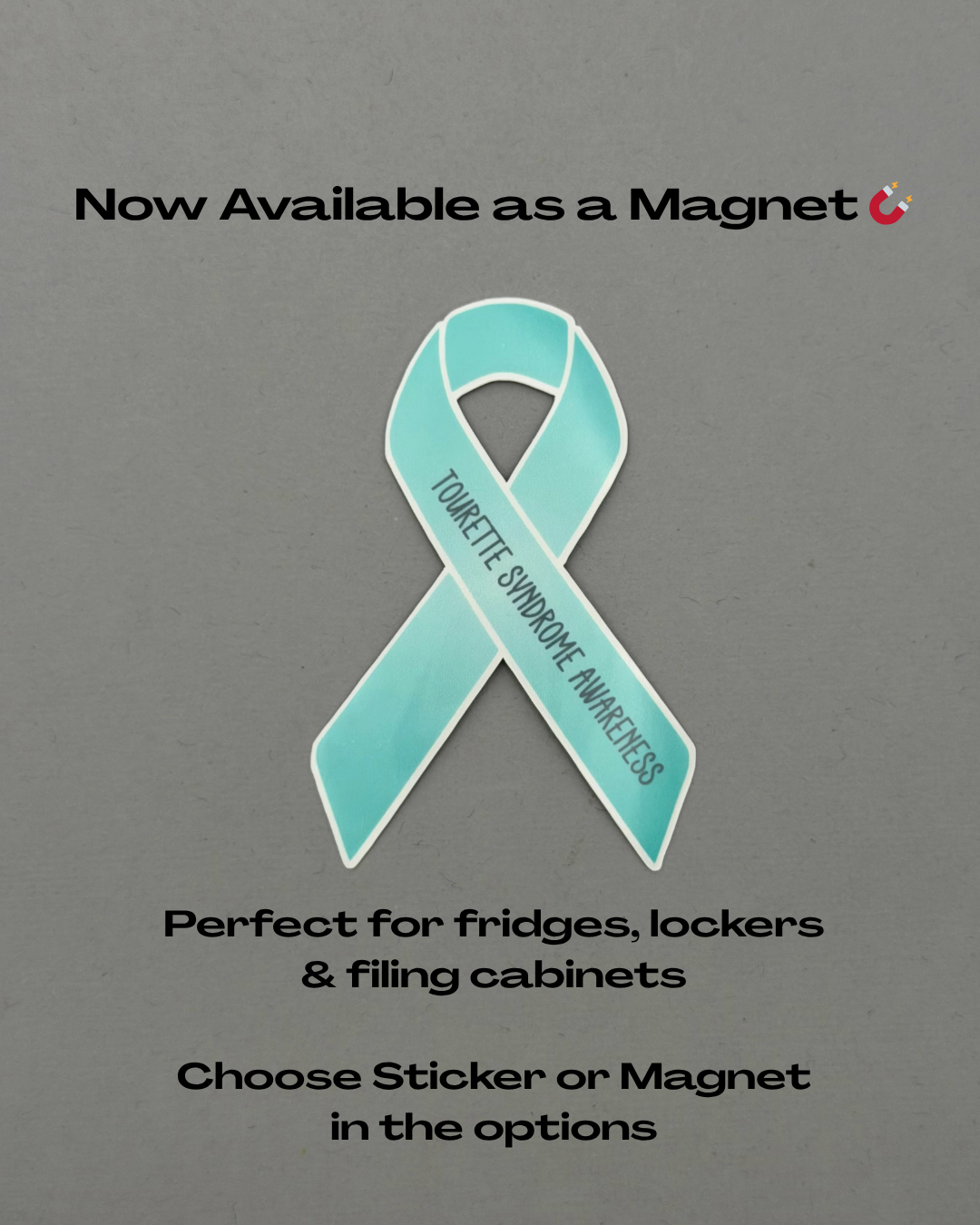 Tourette Syndrome Awareness Rainbow Sticker or Magnet