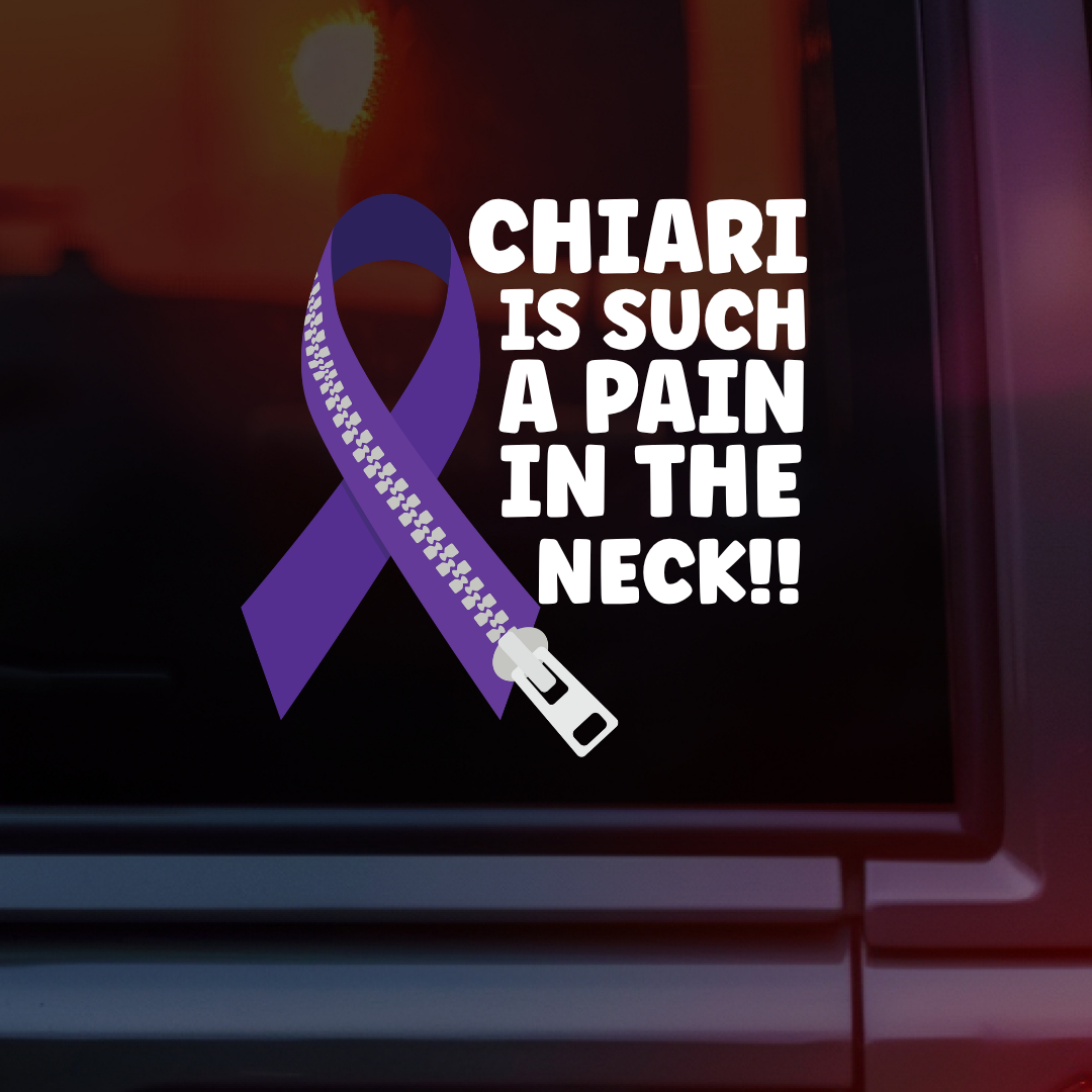 Chiari Malformation Awareness Car Decal