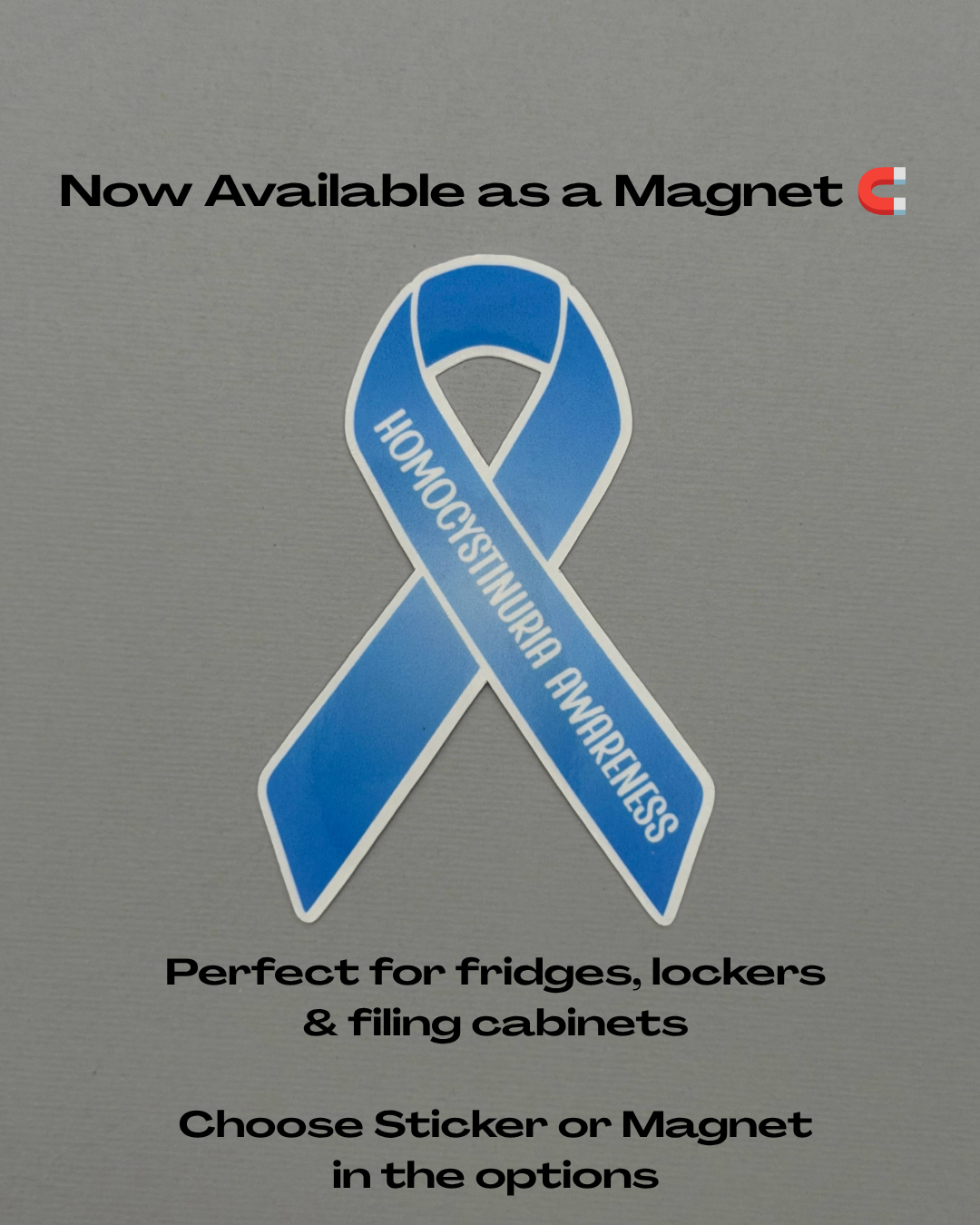 Homocystinuria Awareness Ribbon Sticker or Magnet