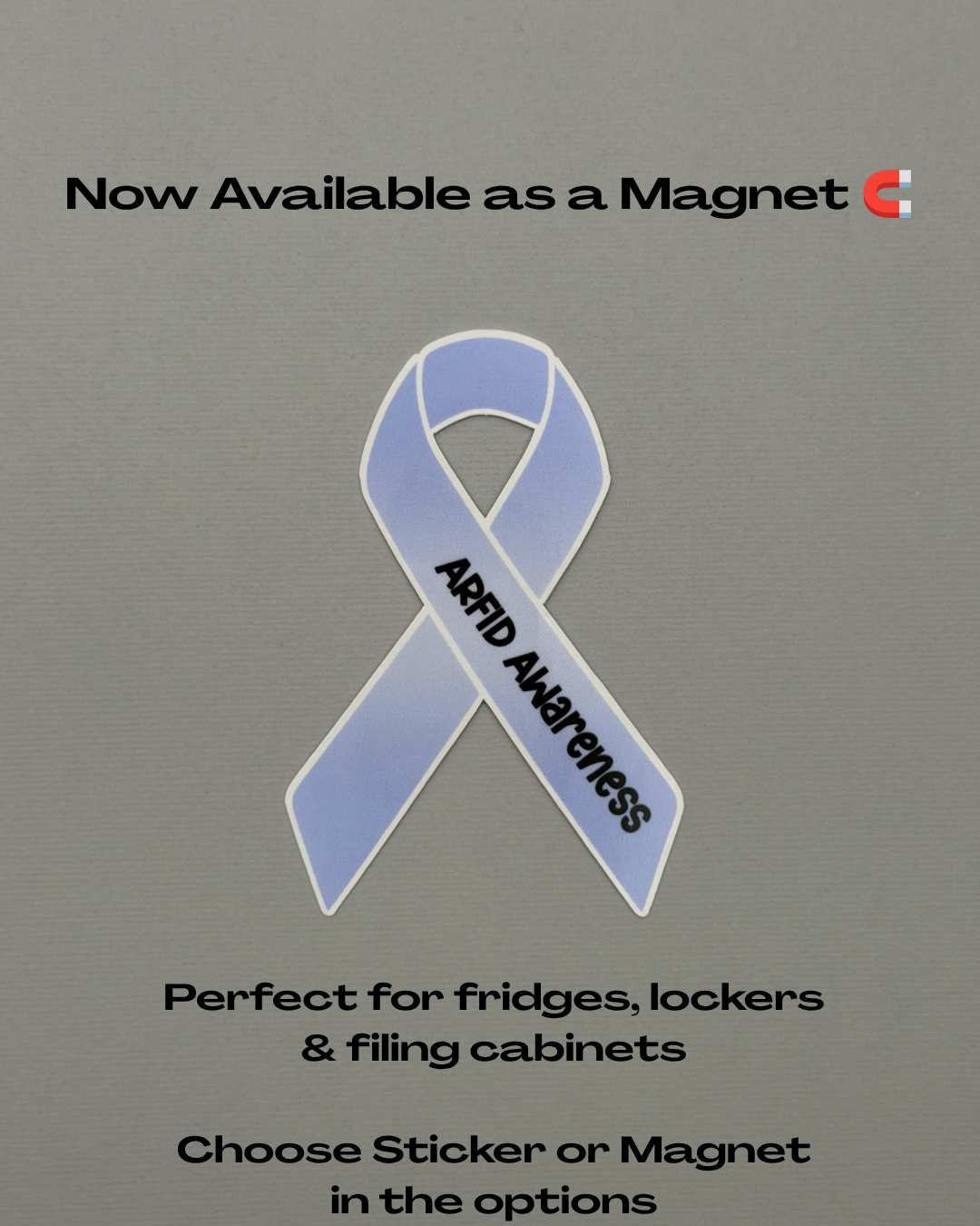 ARFID Awareness Ribbon Sticker or Magnet