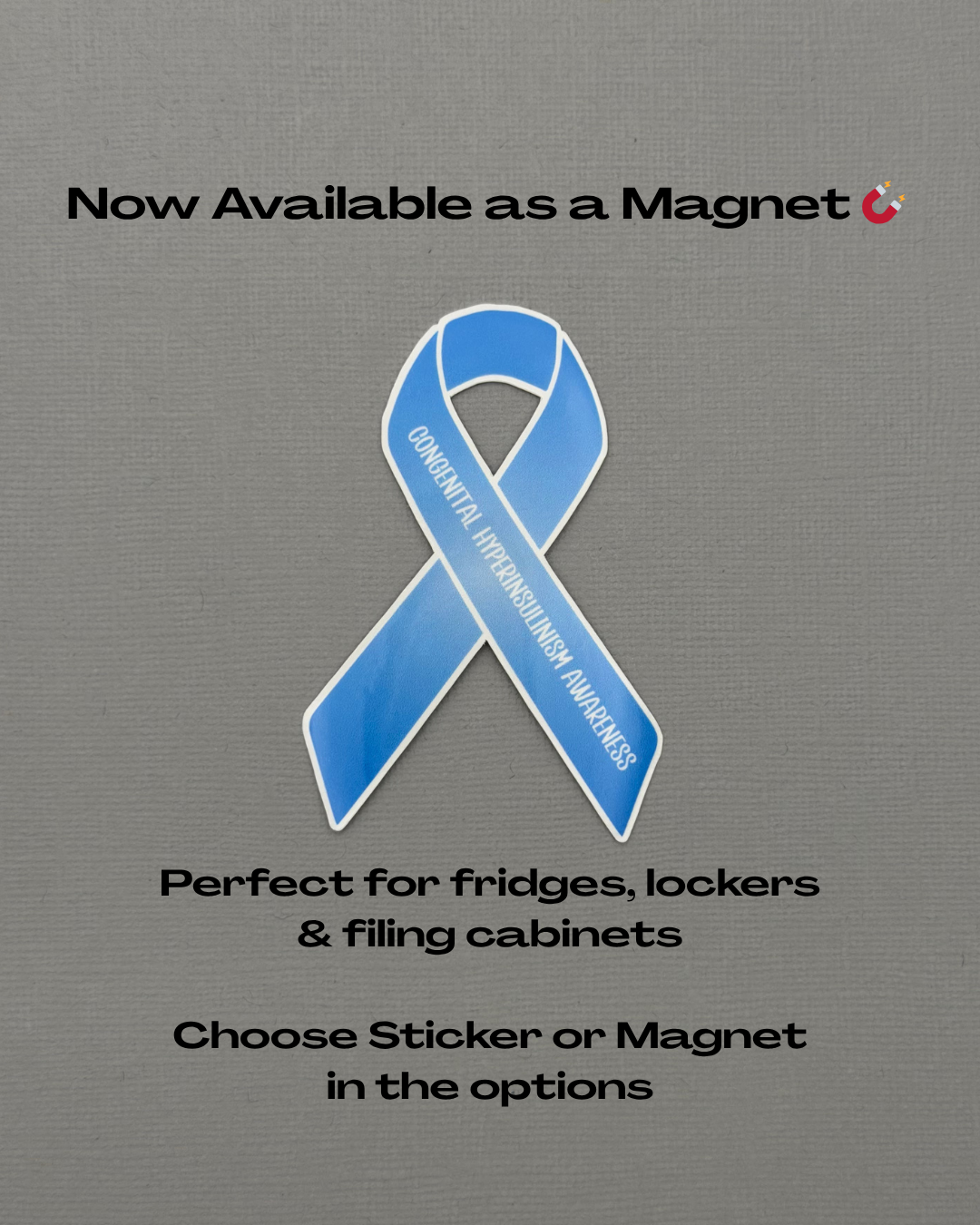 Congenital Hyperinsulinism Awareness Ribbon Sticker or Magnet