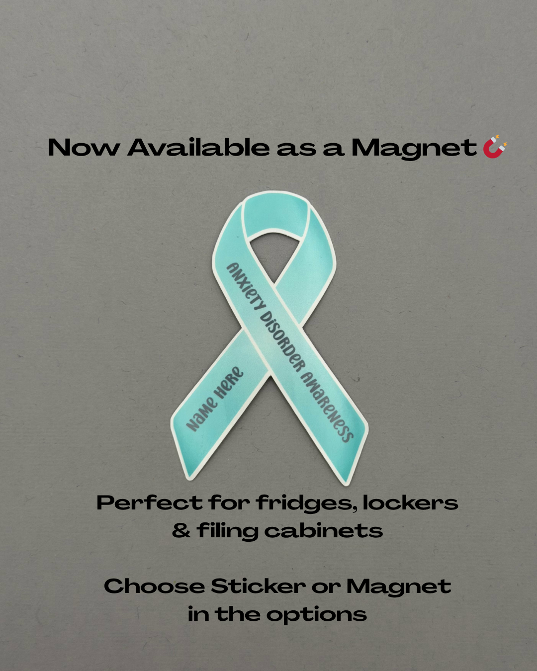 Anxiety Disorder Awareness Custom Sticker or Magnet