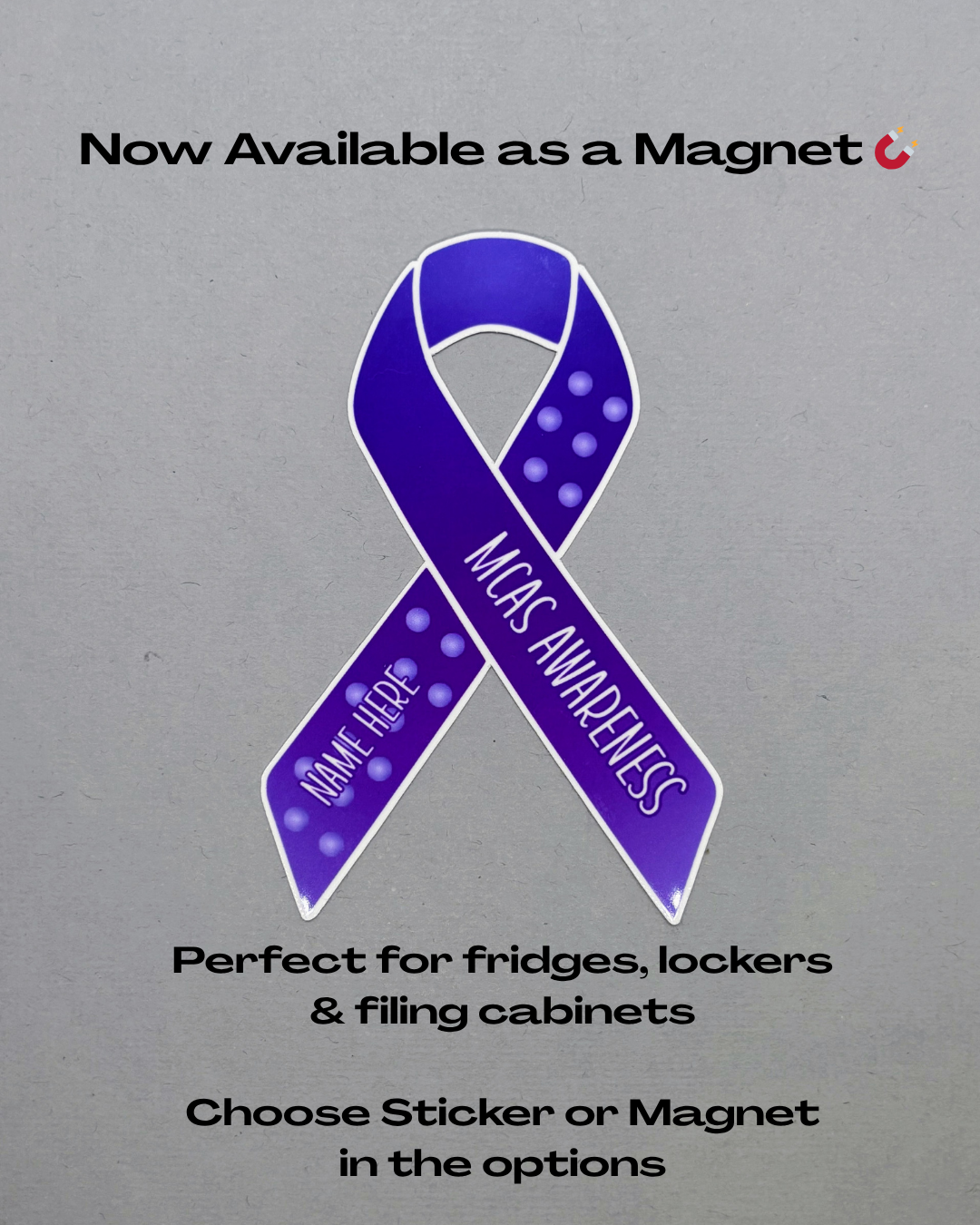MCAS Custom Ribbon Sticker or Magnet