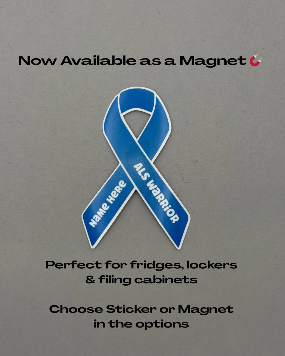 ALS Warrior Custom Sticker or Magnet