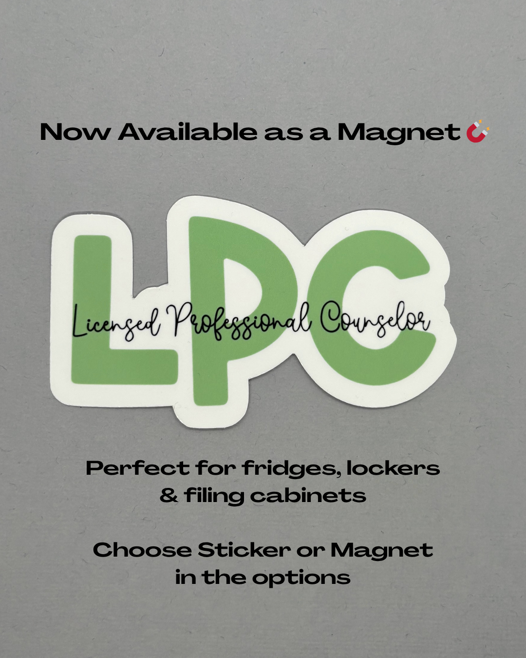 Licensed Professional Counselor Sticker or Magnet