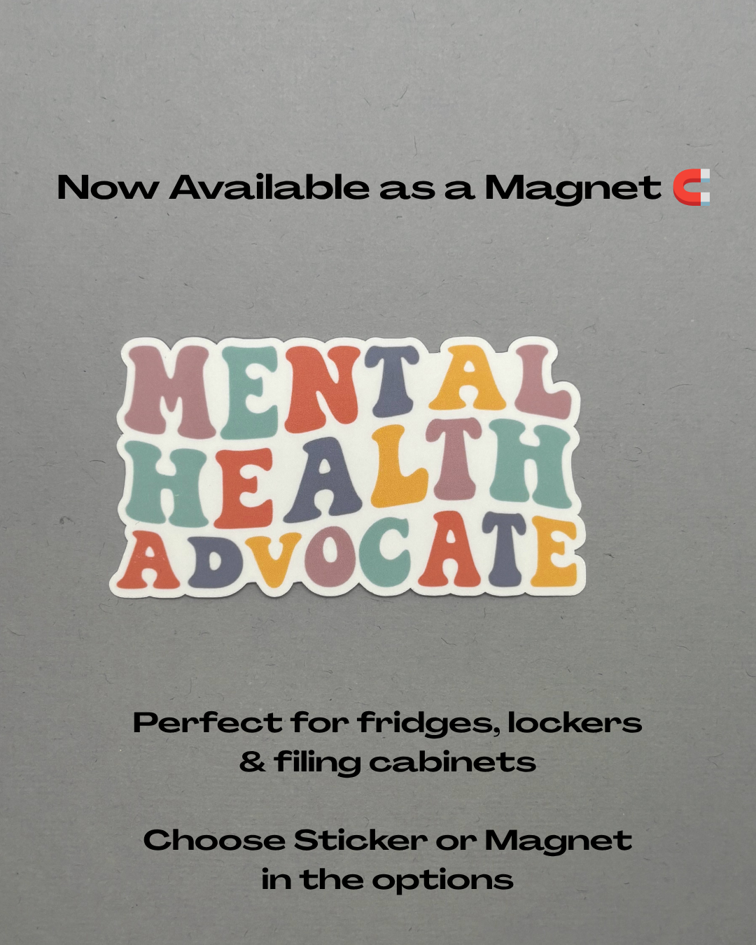 Mental Health Advocate Sticker or Magnet