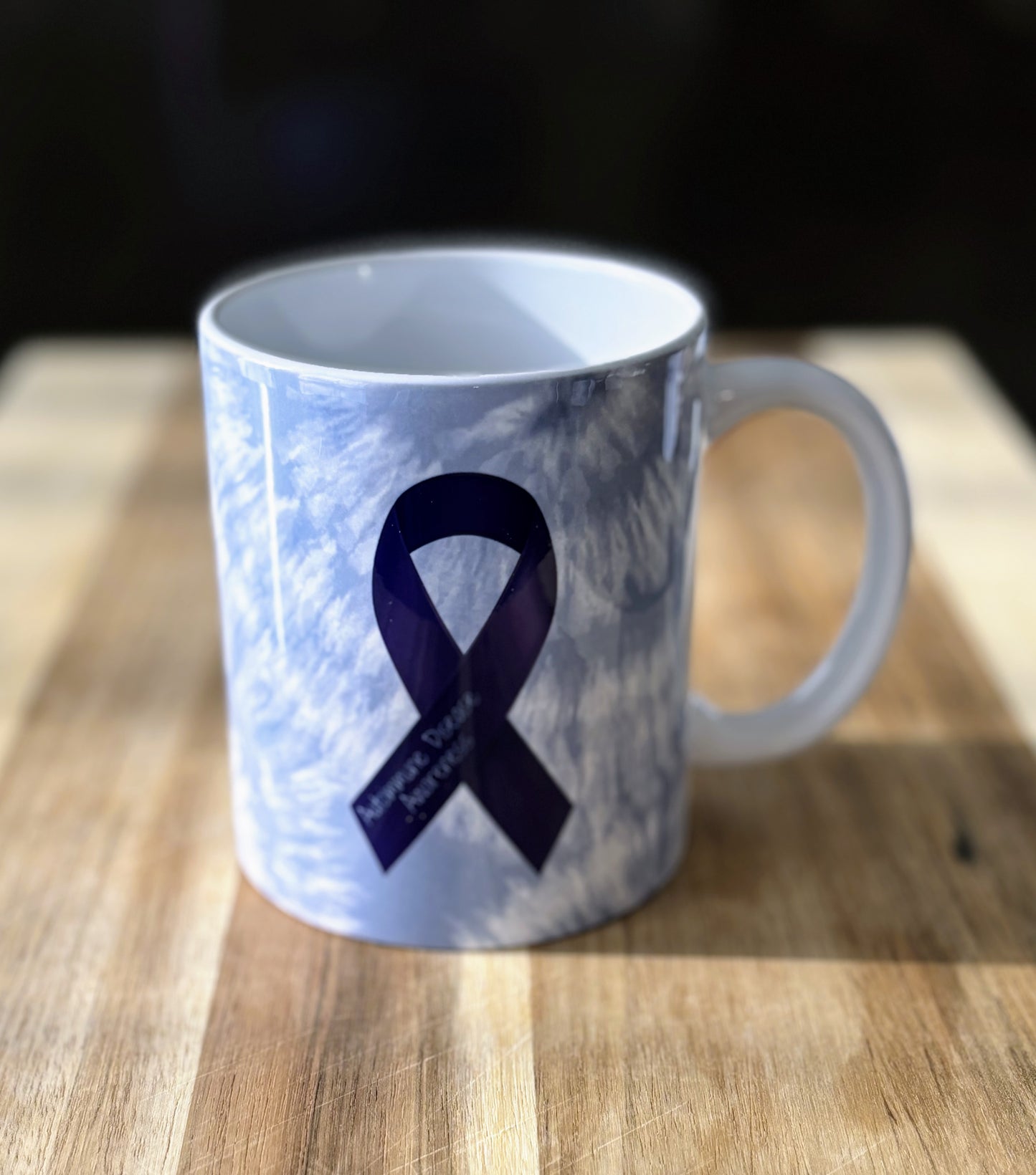 Autoimmune Disease Awareness Ribbon 12 oz Coffee Mug