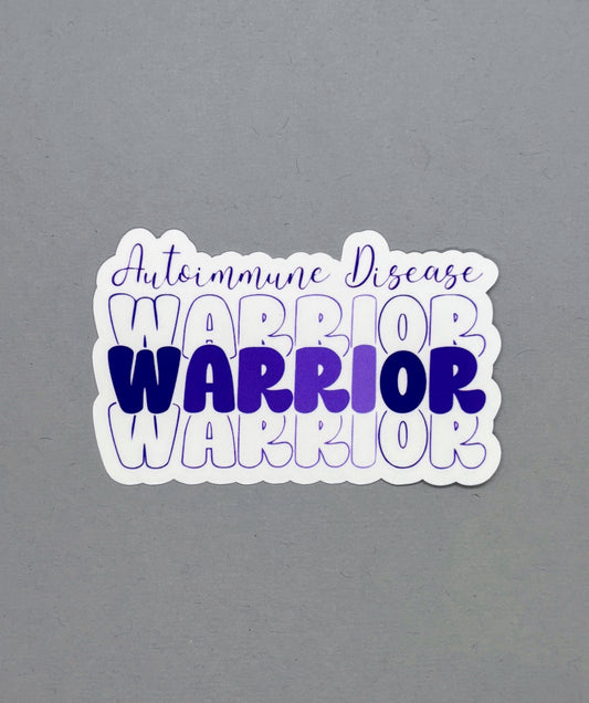 Autoimmune Disease Warrior Sticker