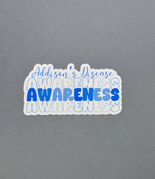 Addison's Disease Awareness Sticker