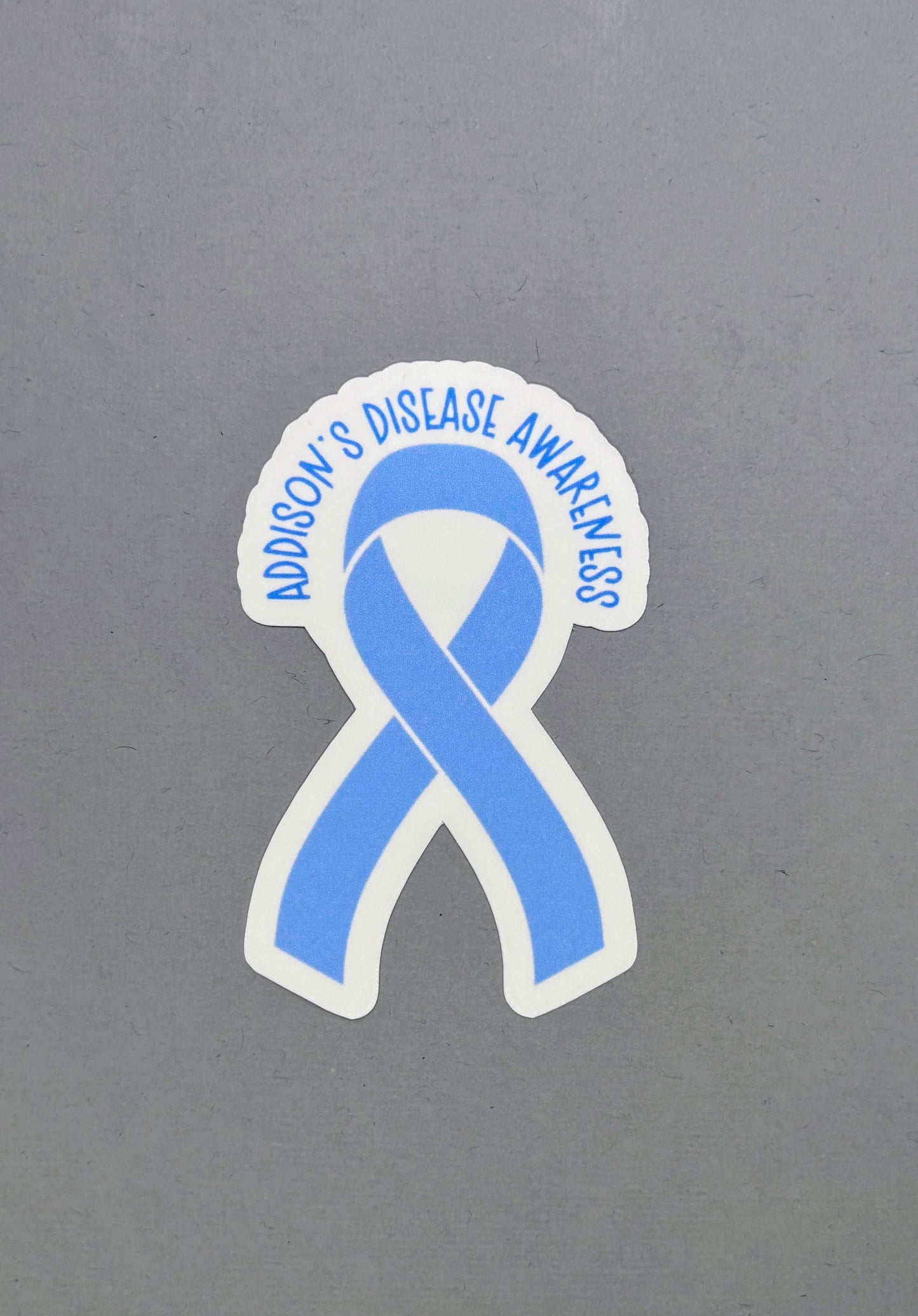 Addison's Disease Awareness Ribbon Sticker