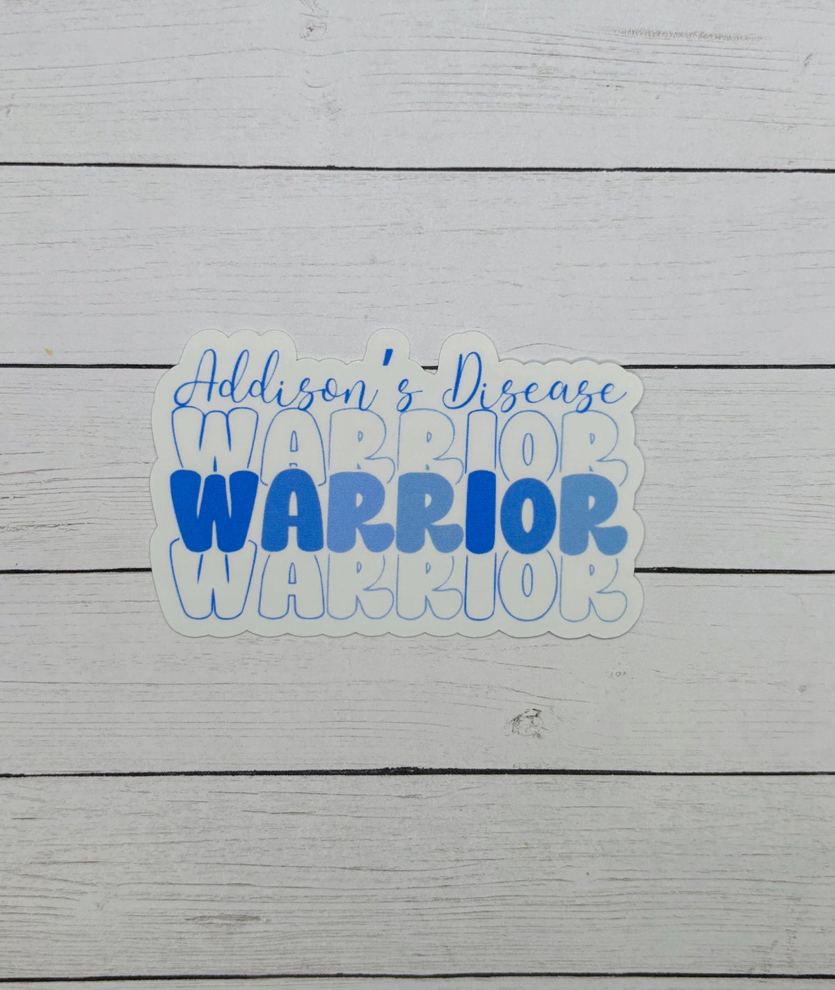 Addison Sticker Svg Addison's Disease Warrior Sticker – Made with Monday