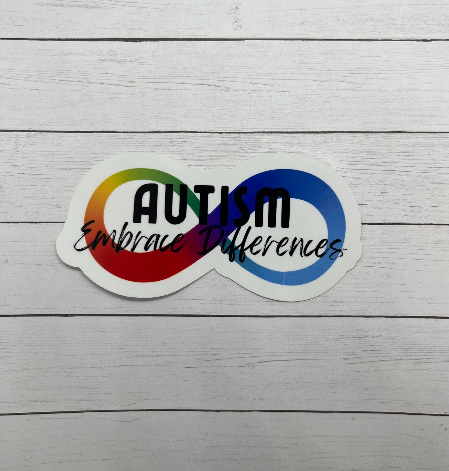 Autism Embrace Differences Sticker