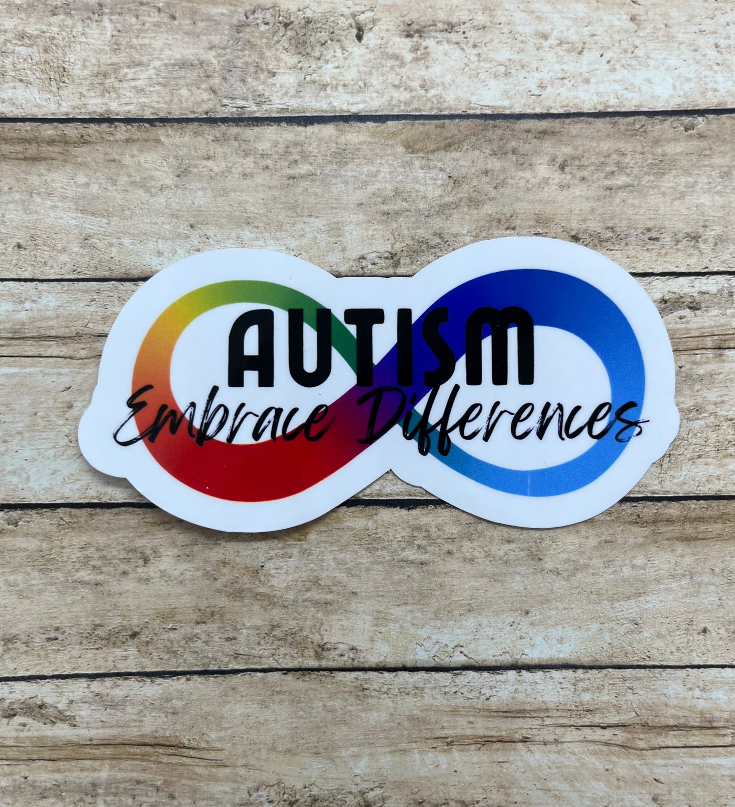 Autism Embrace Differences Sticker