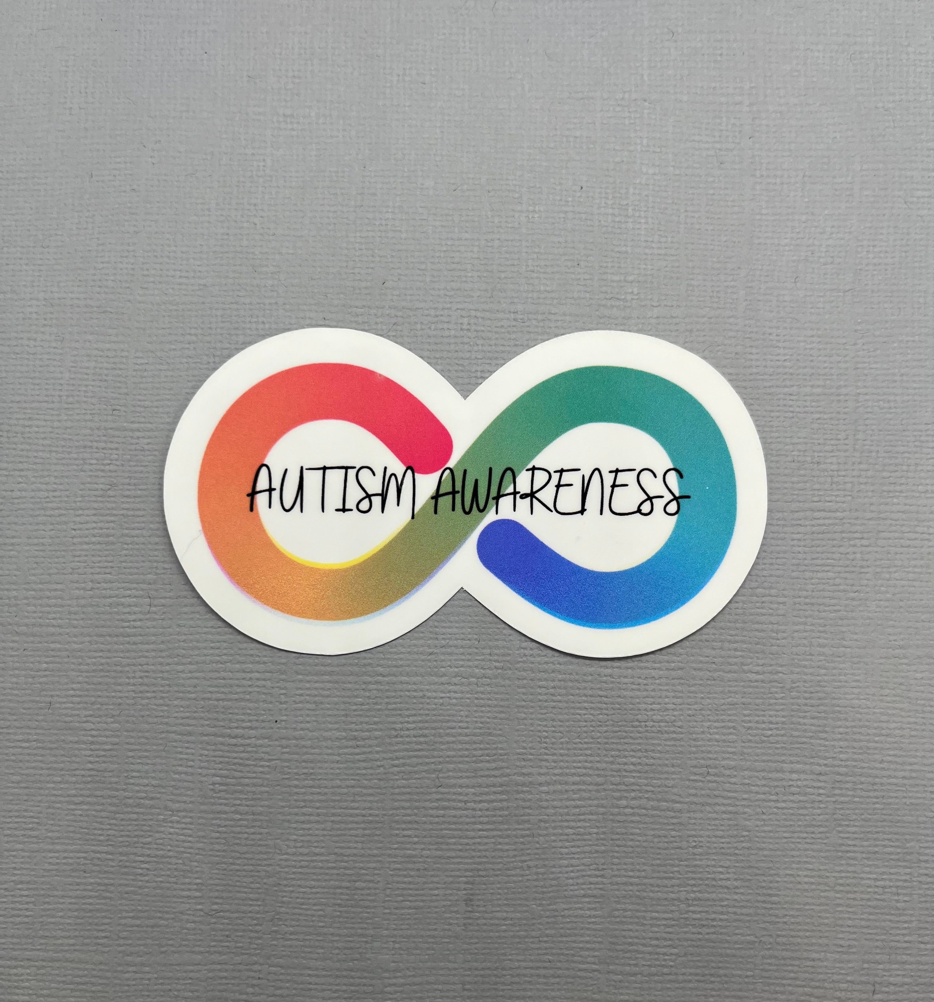 Autism Awareness Infinity Sticker – Made with Monday