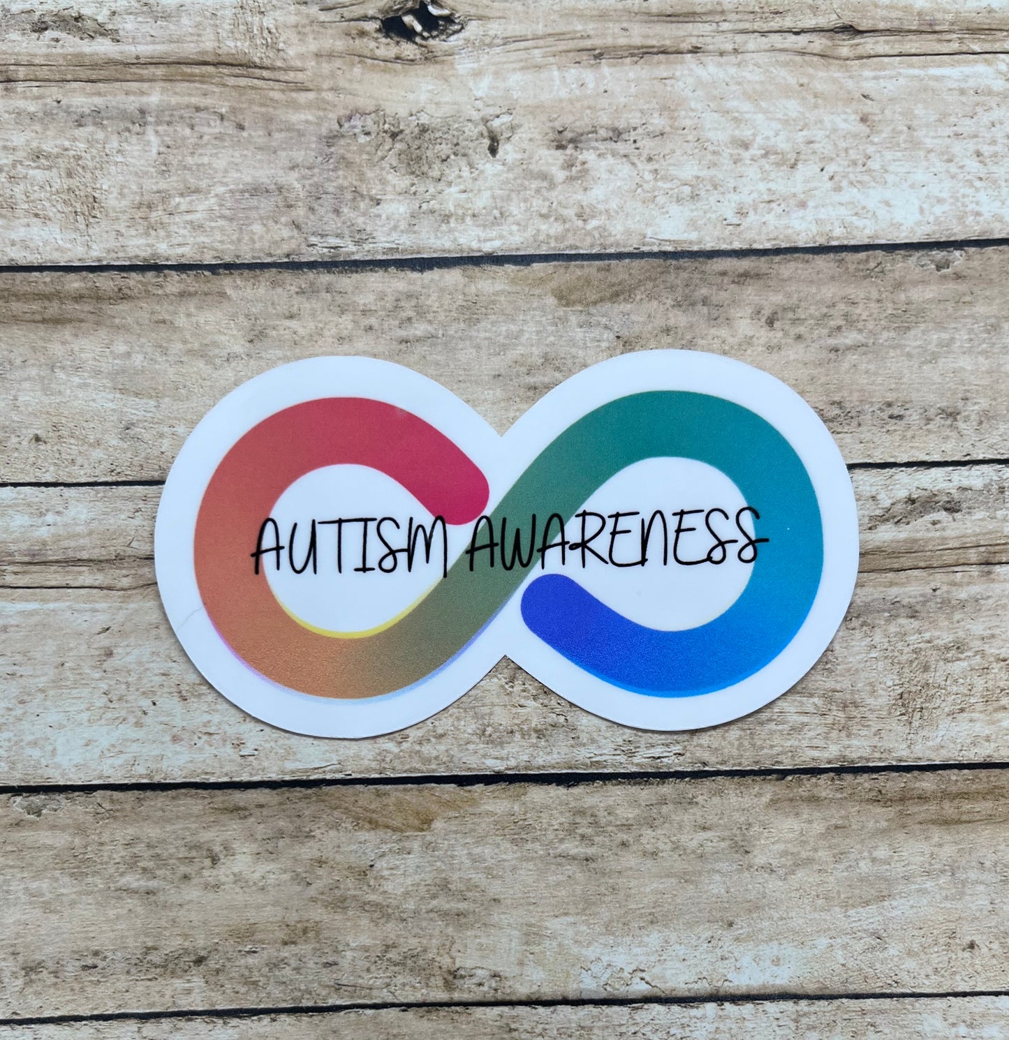 Autism Awareness Infinity Sticker