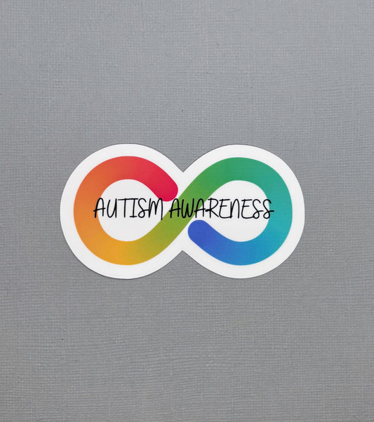 Autism Awareness Infinity Sticker