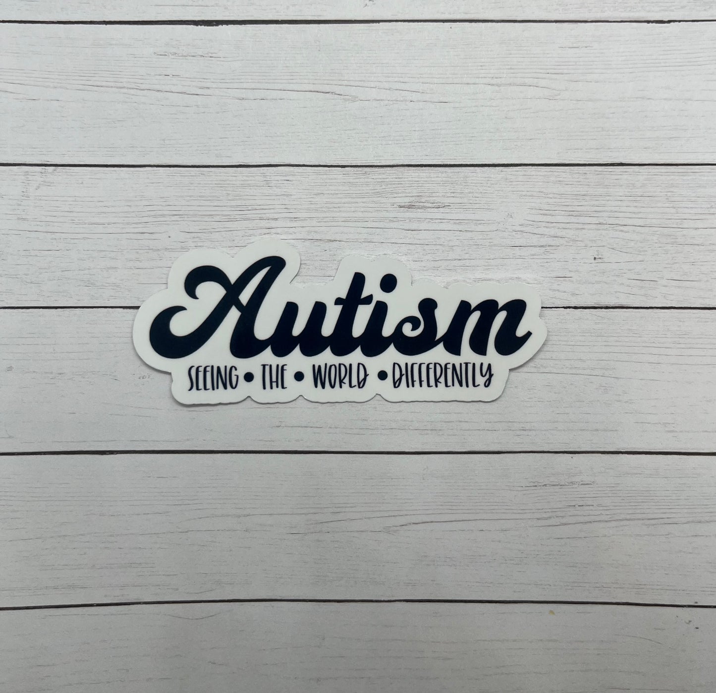 Autism Seeing the World Differently Sticker