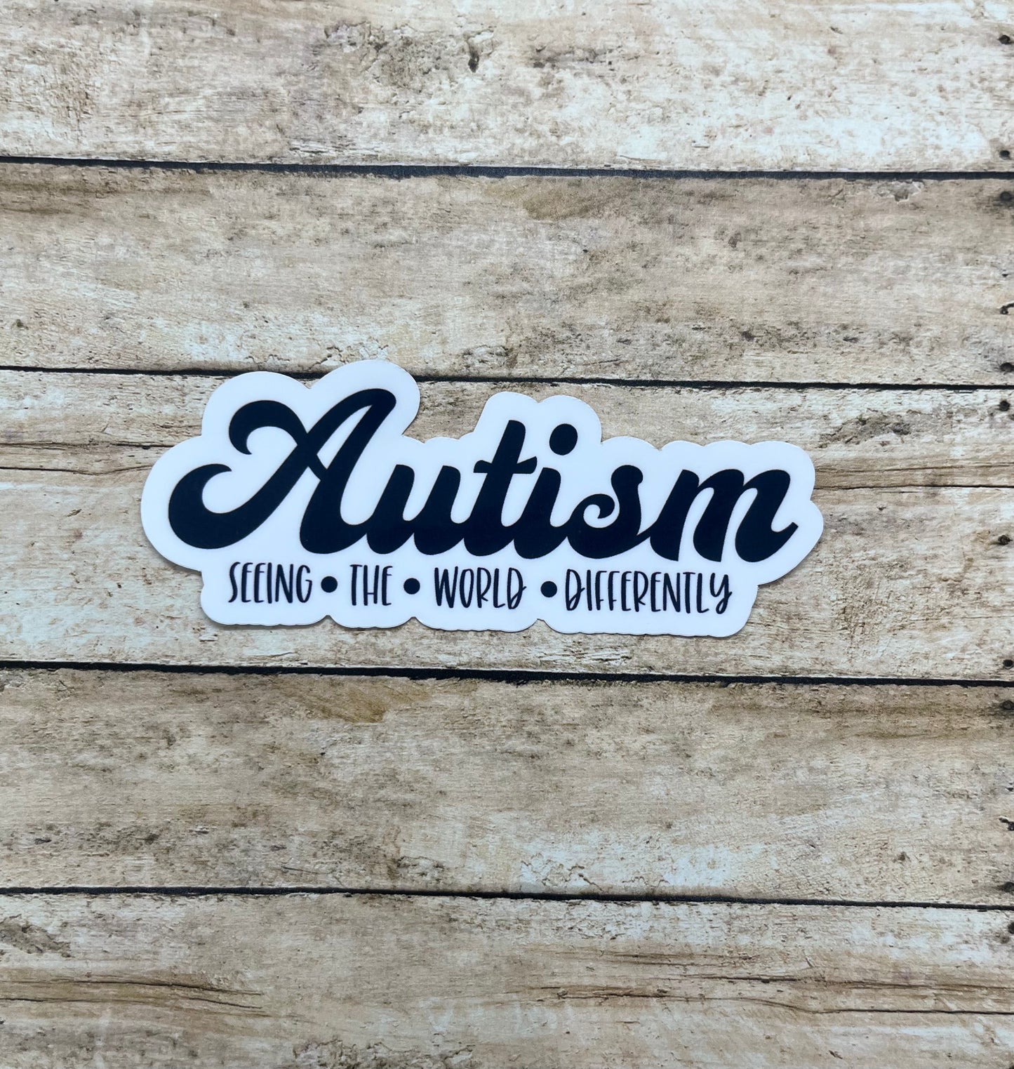 Autism Seeing the World Differently Sticker