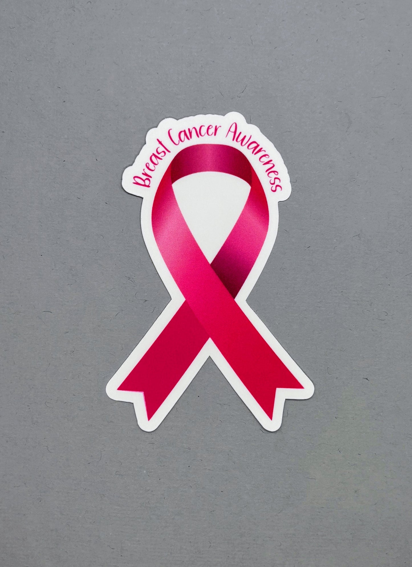 Breast Cancer Awareness Ribbon Sticker