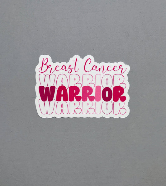 Breast Cancer Warrior Sticker