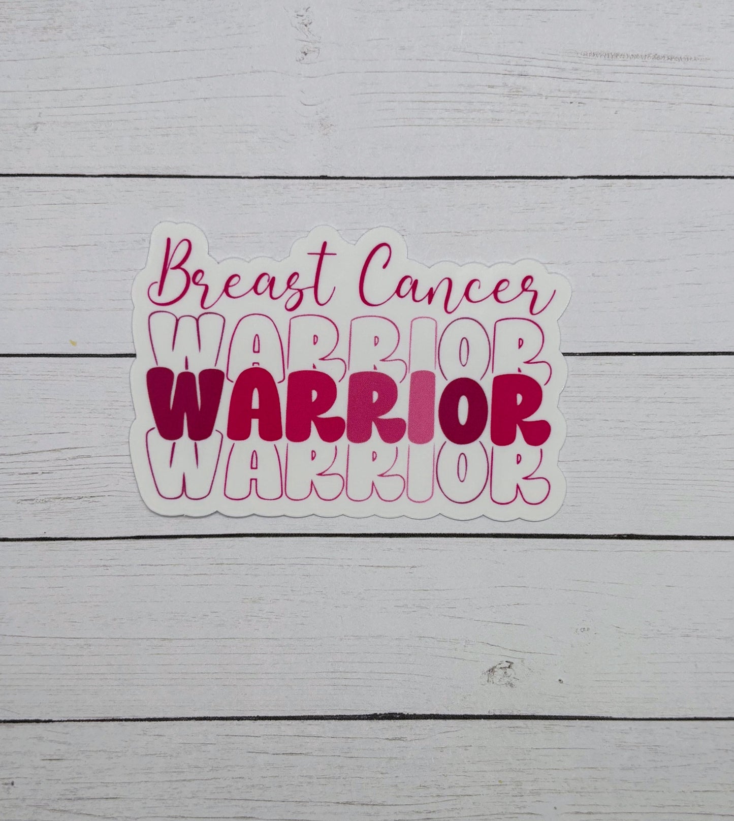 Breast Cancer Warrior Sticker