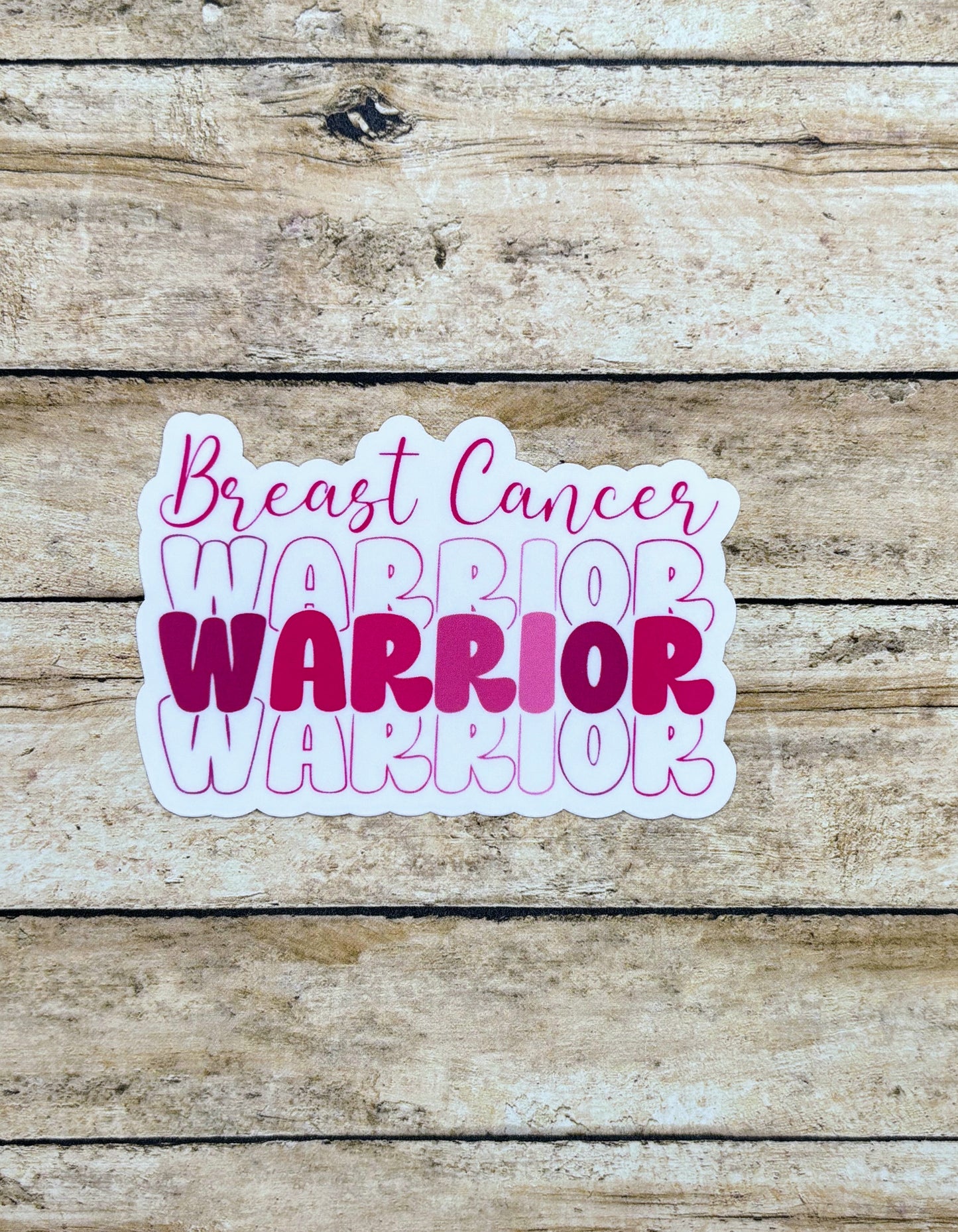 Breast Cancer Warrior Sticker