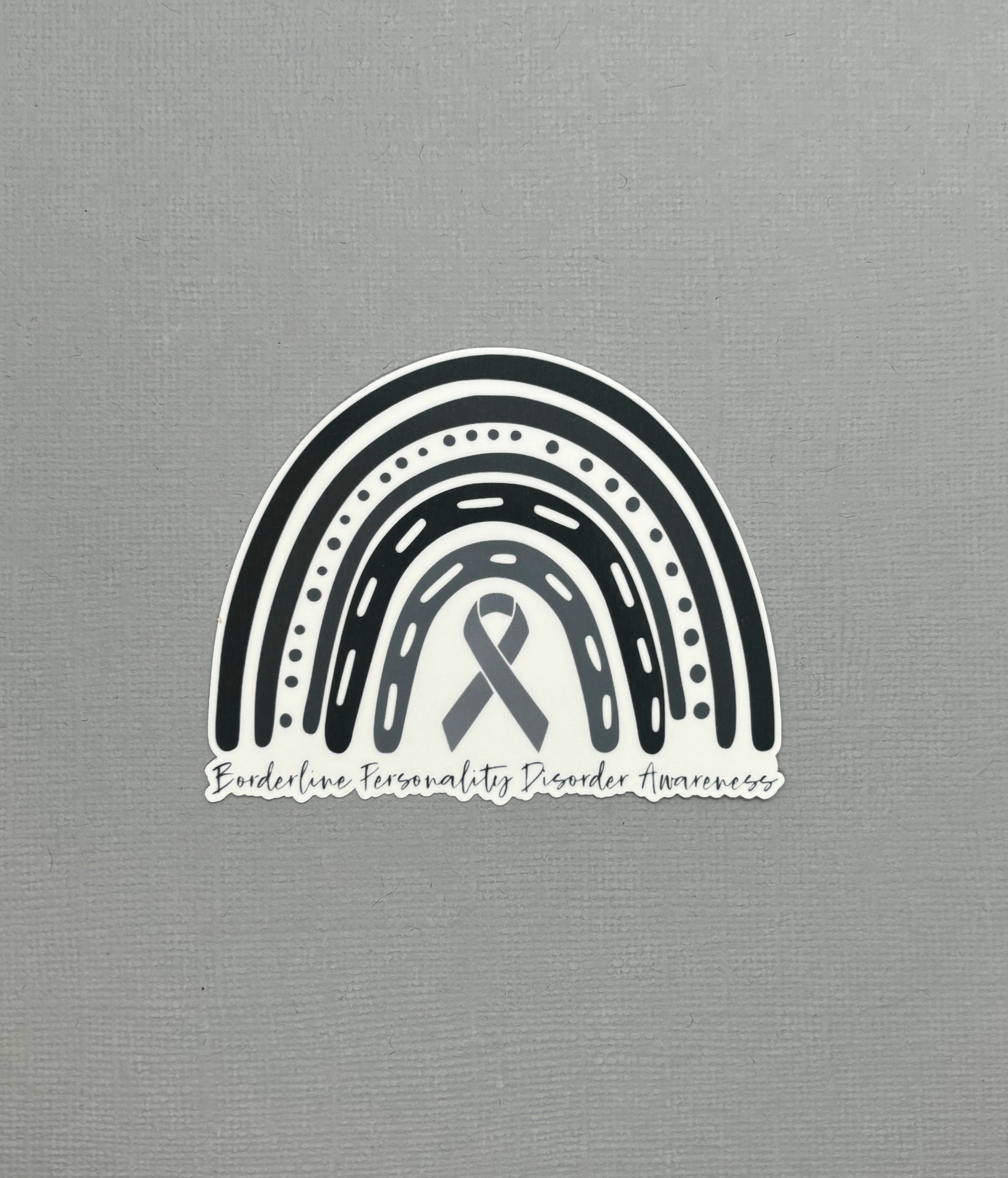 Border Line Sticker Borderline Personality Disorder Awareness Rainbow Sticker – Made with ...