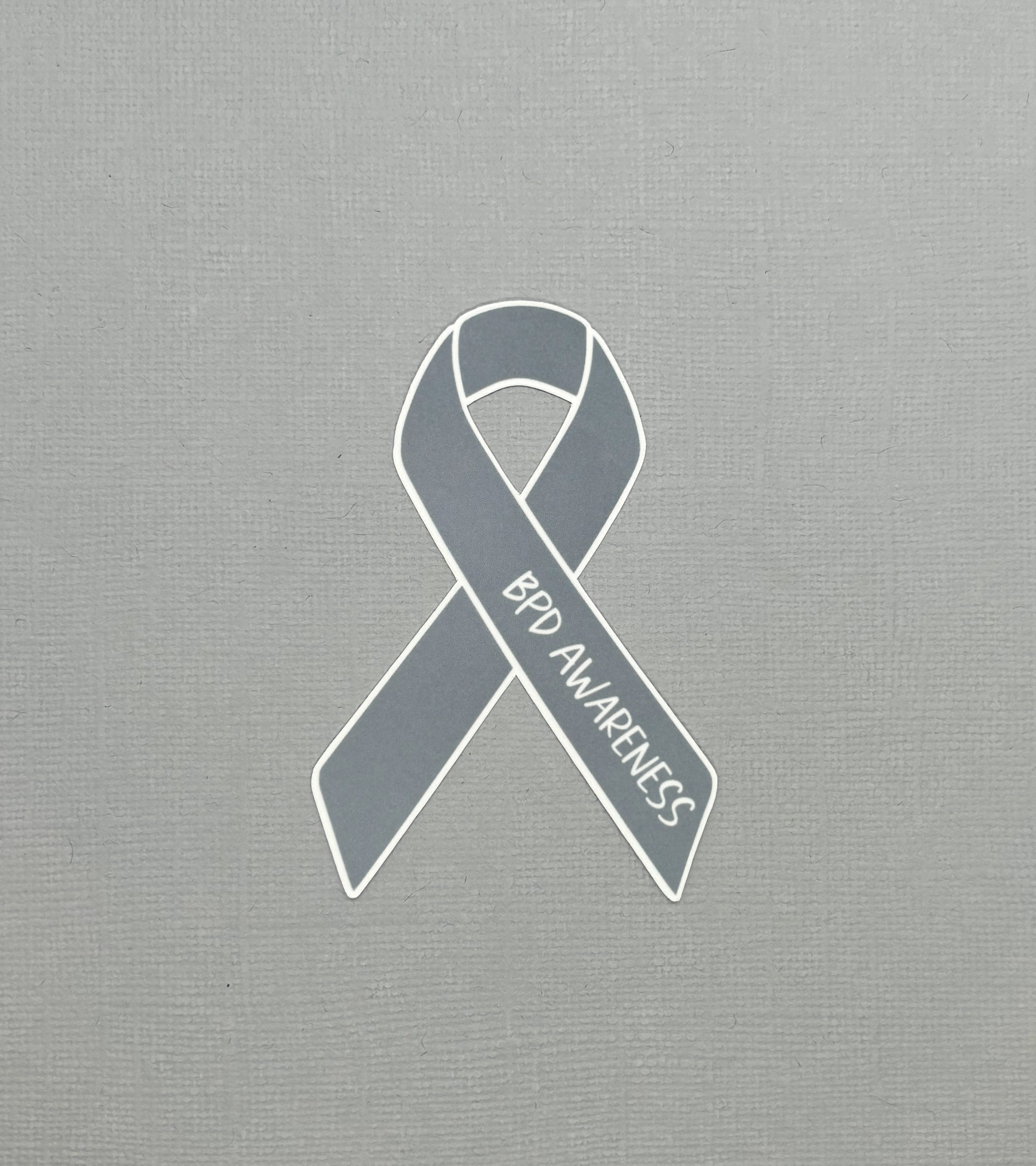 BPD (Borderline Personality Disorder) Awareness Ribbon Sticker – Made ...