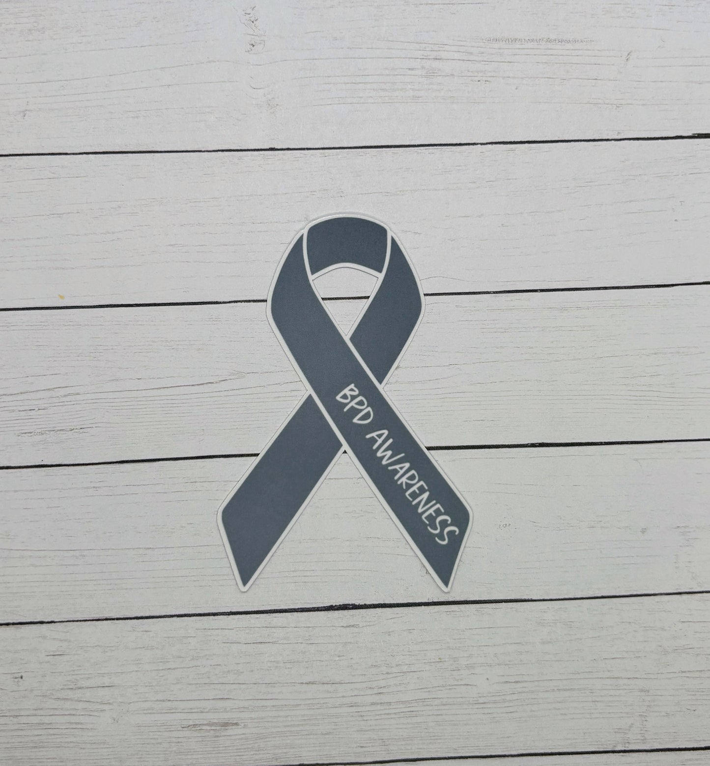 BPD (Borderline Personality Disorder) Awareness Ribbon Sticker