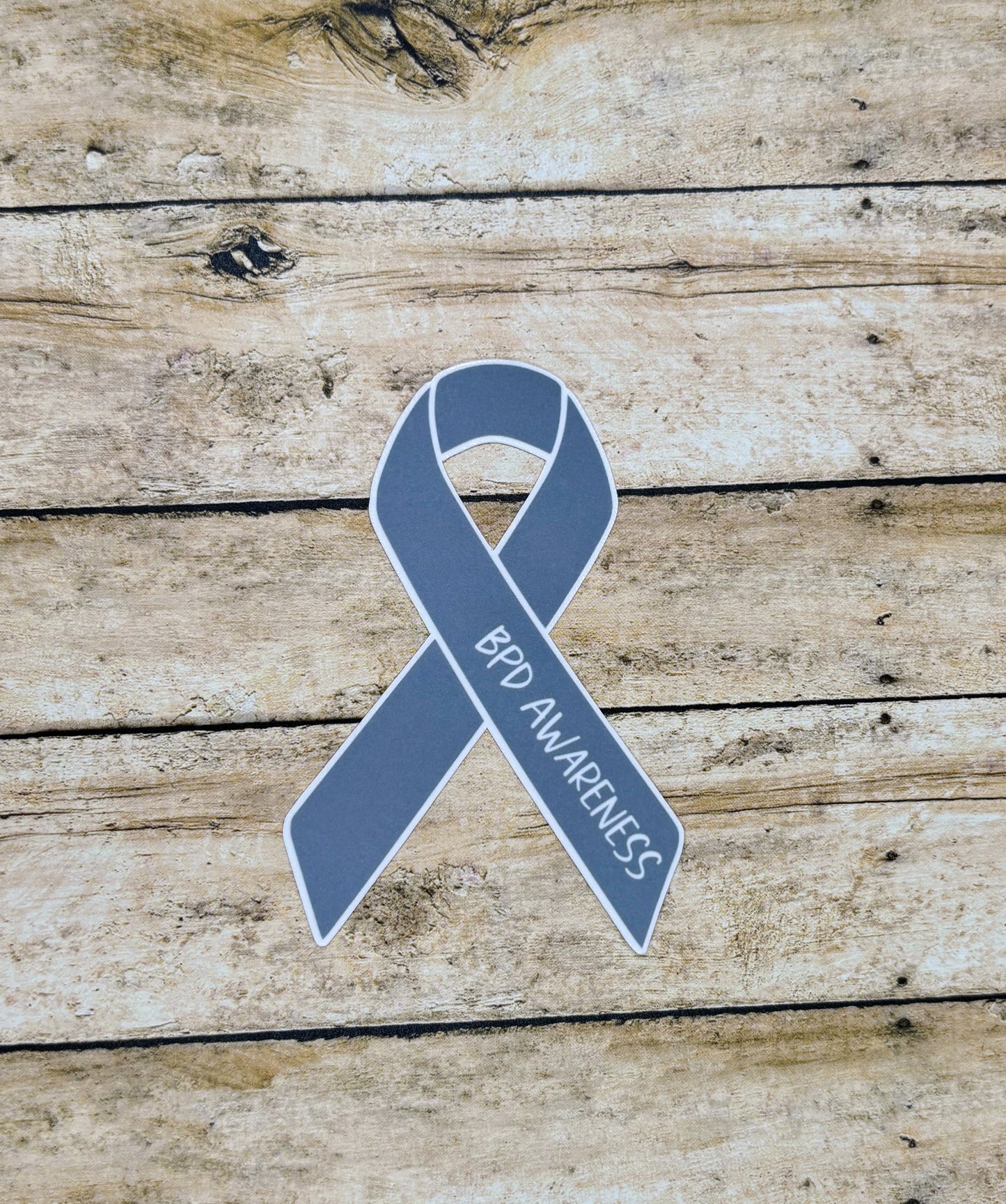 BPD (Borderline Personality Disorder) Awareness Ribbon Sticker