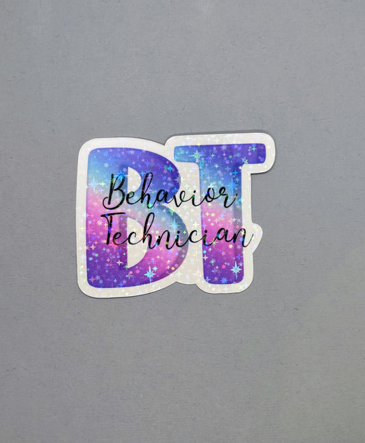 Behavior Technician Holographic Sticker