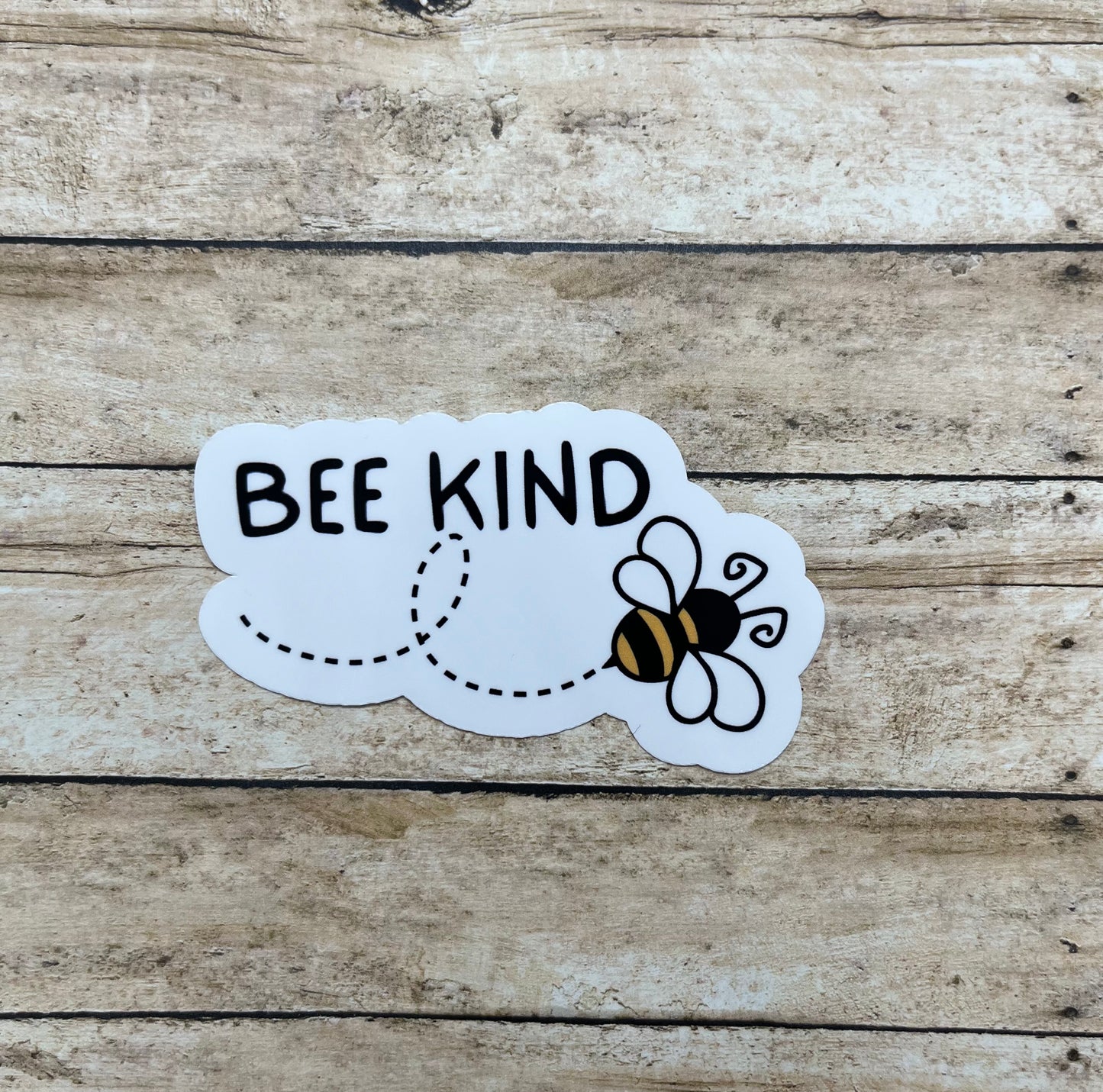 BEE Kind Sticker with Bee