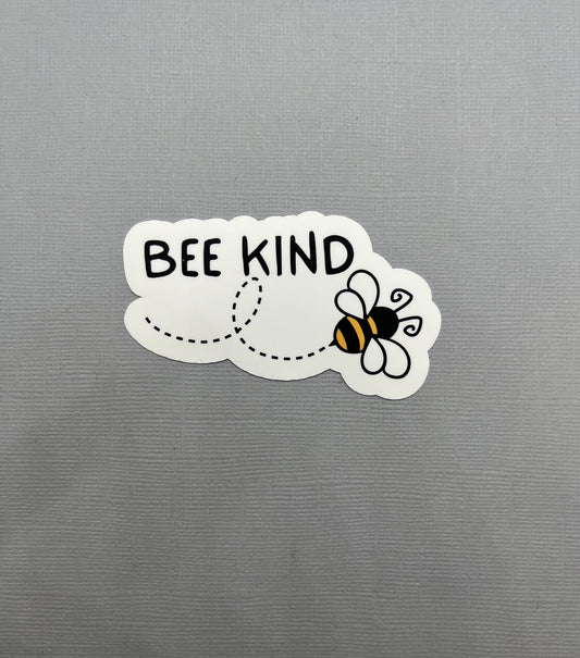 BEE Kind Sticker with Bee