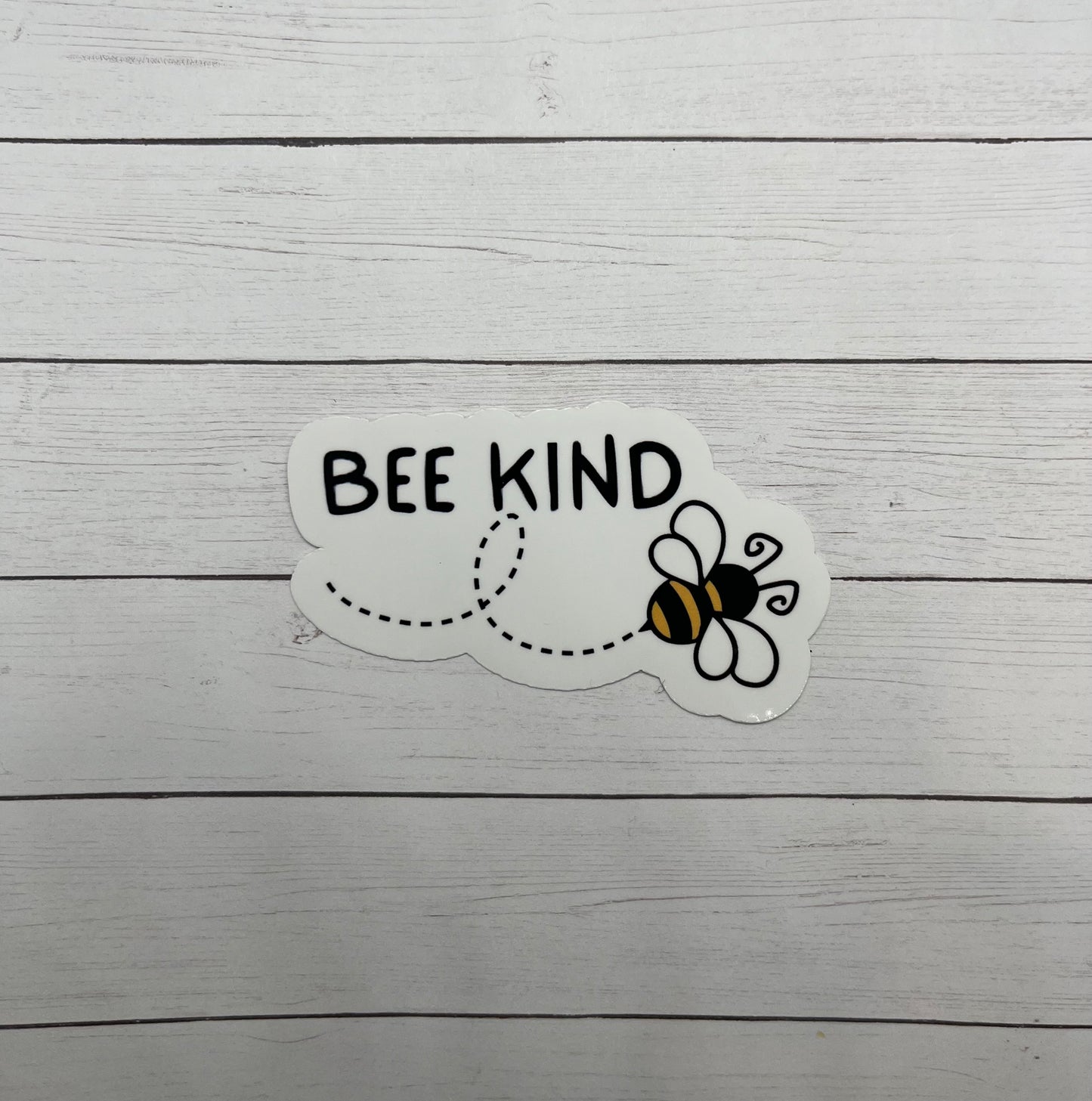 BEE Kind Sticker with Bee